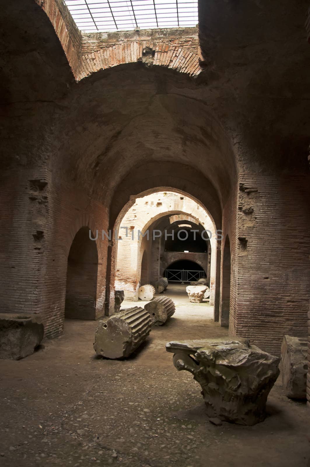 roman amphitheatre in Pozzuoli, Naples, Italy