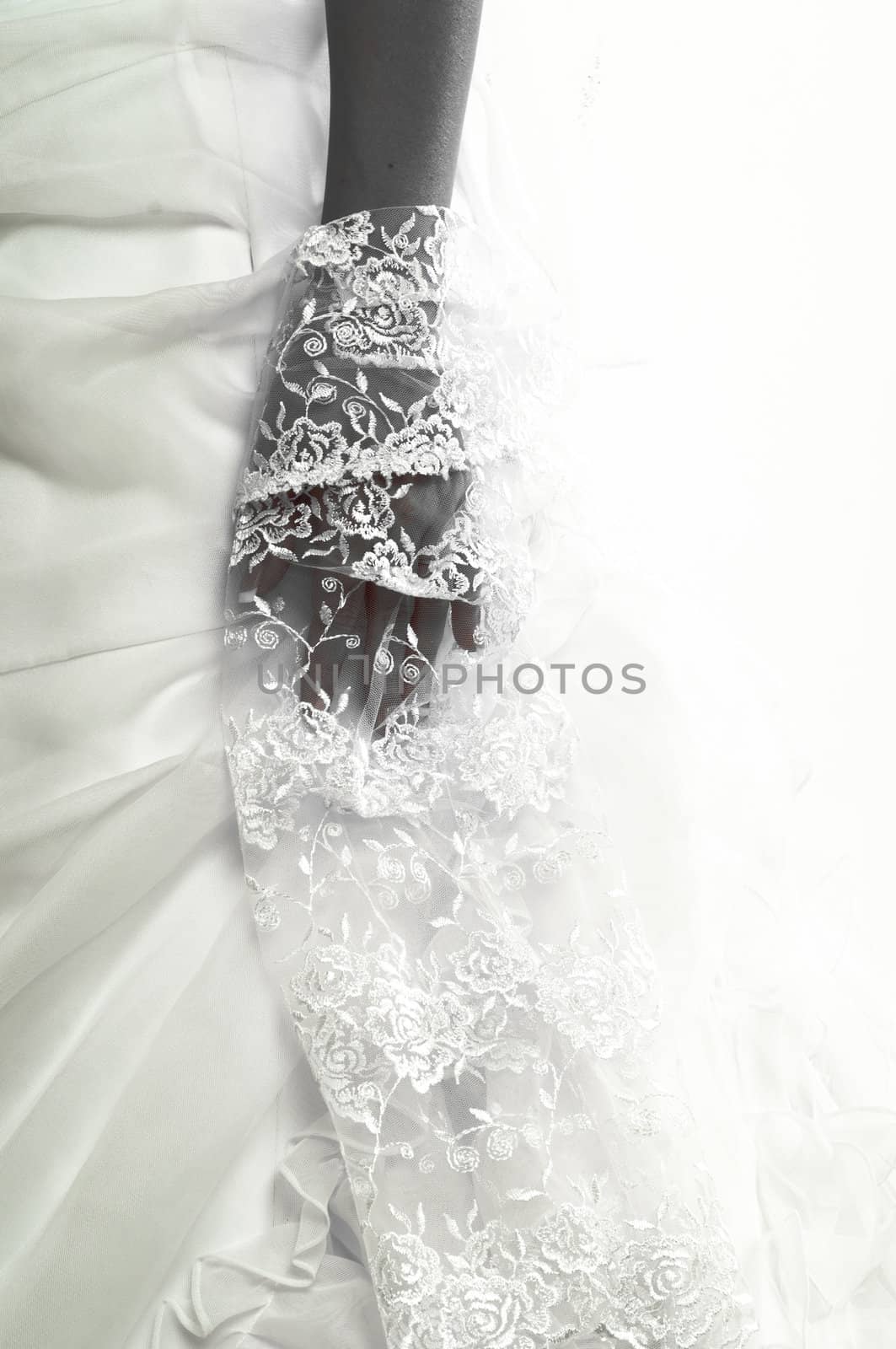 Woans hand in wedding dress by svedoliver