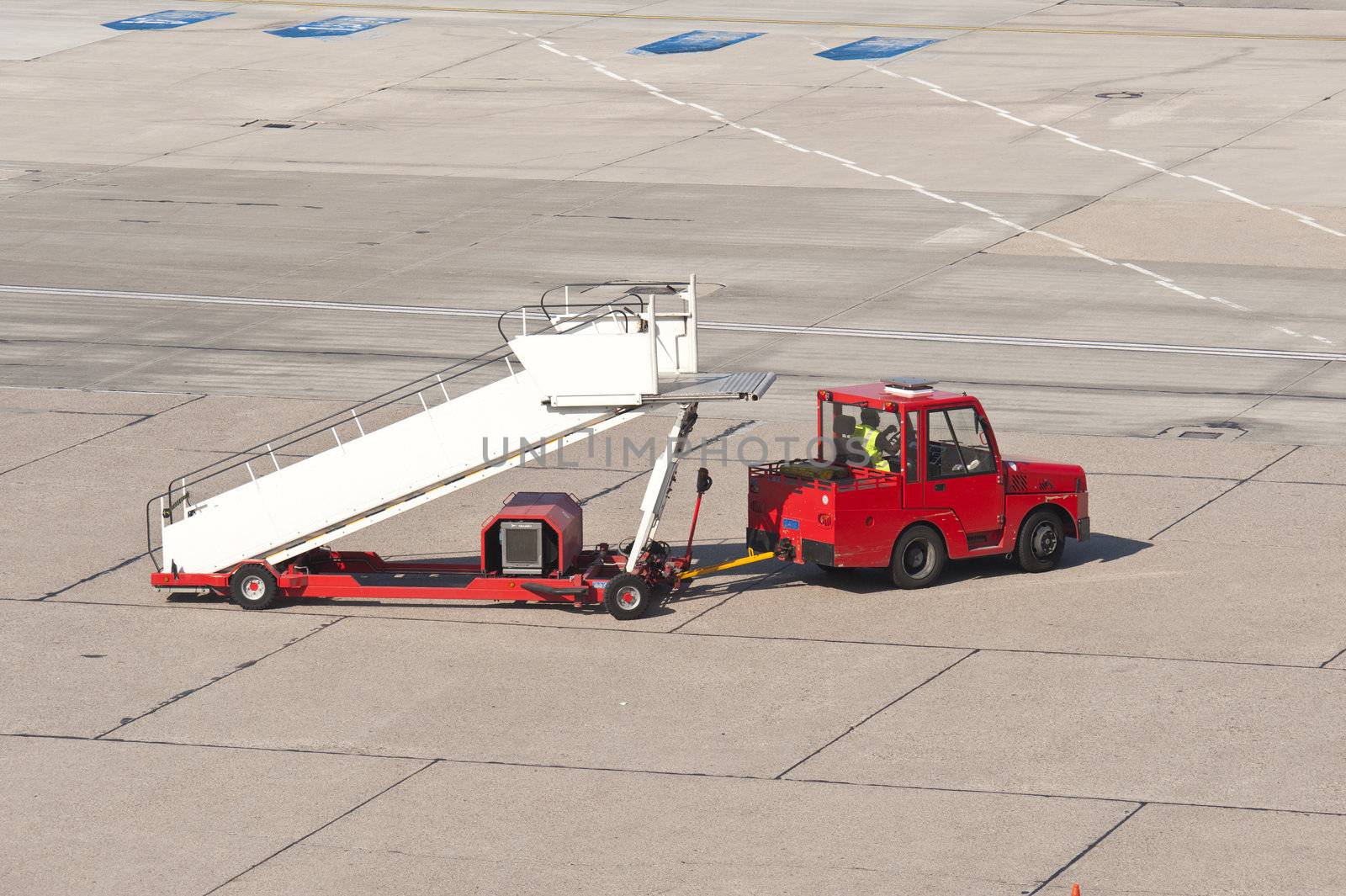 Scene on an airport