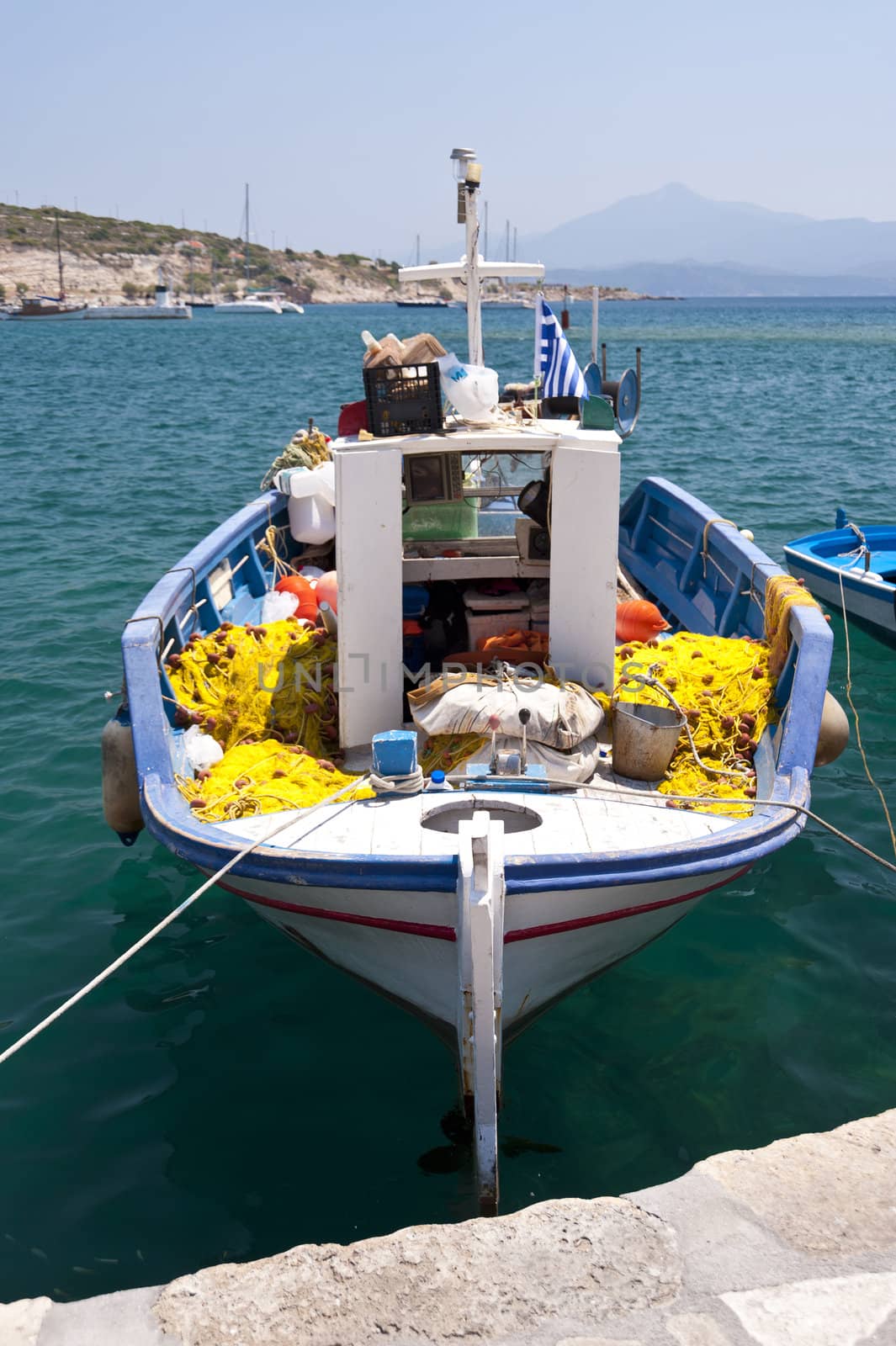 Fishing boats on Samos