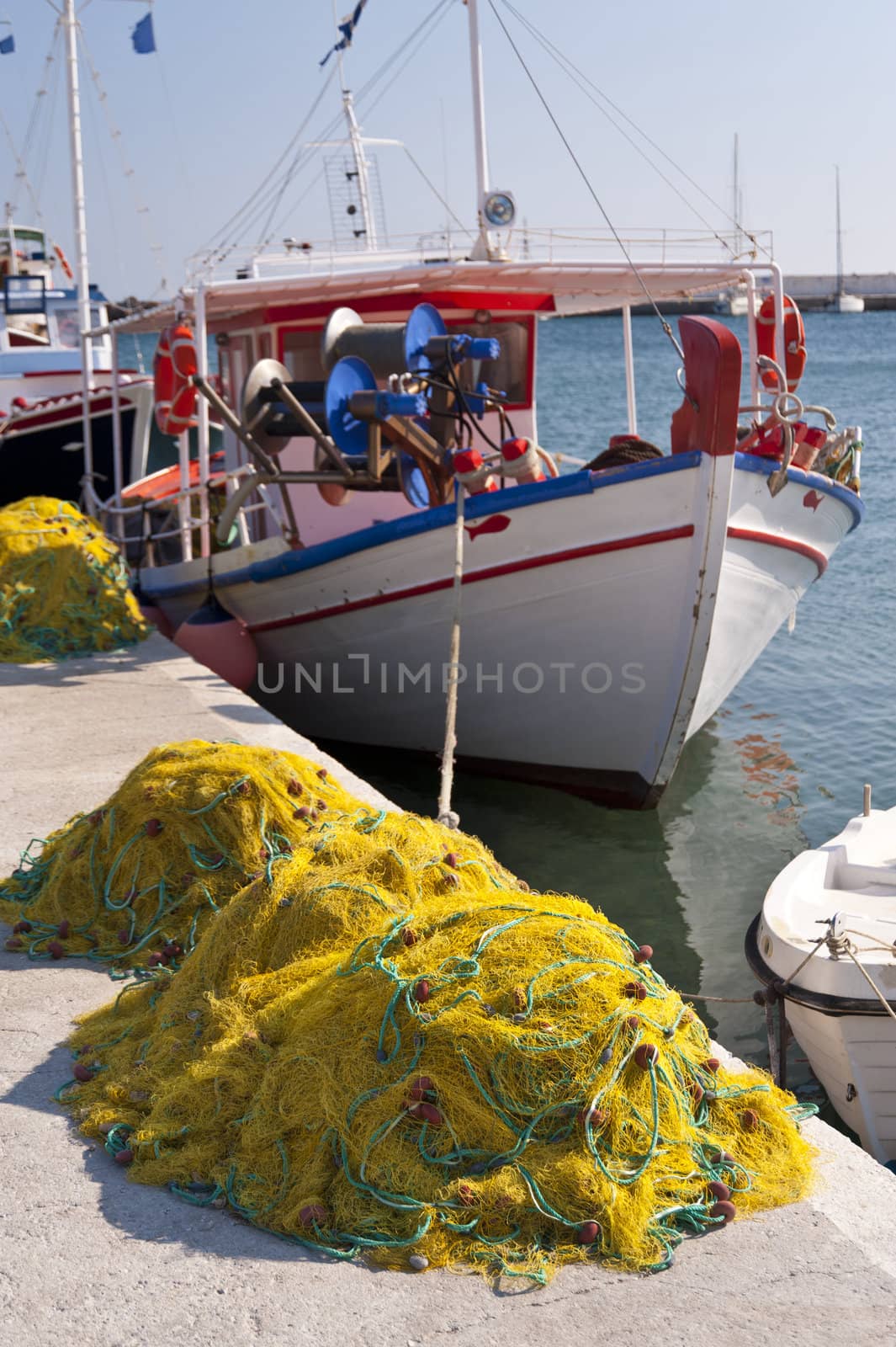 Fishing boats on Samos