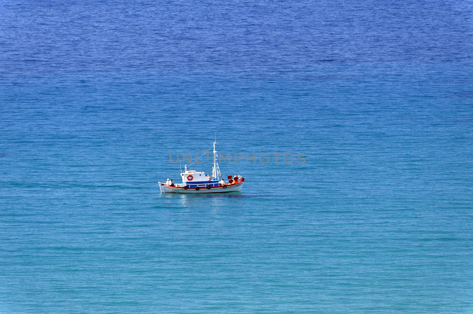 Boat in the aegean