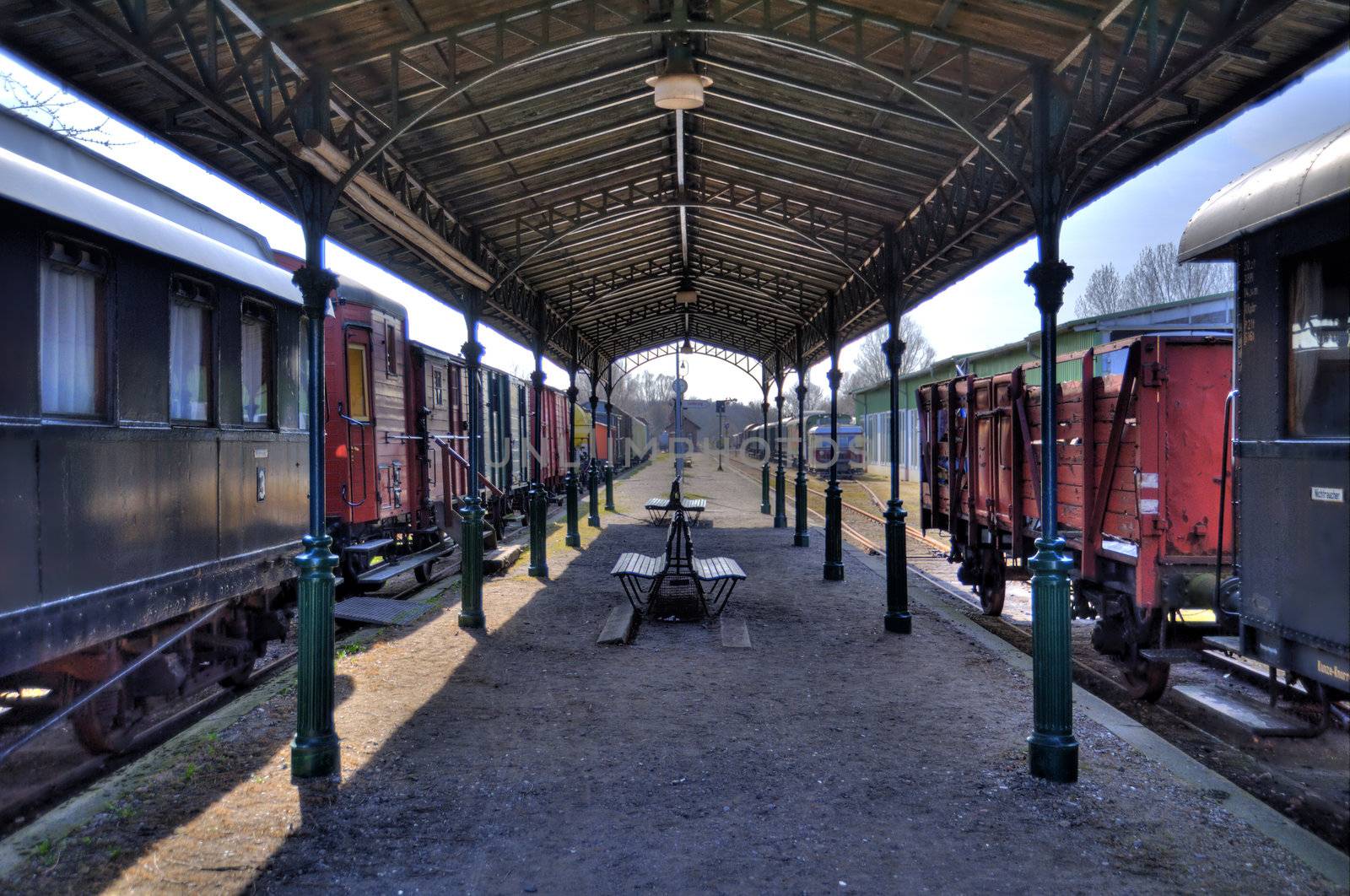 Railroad station HDR