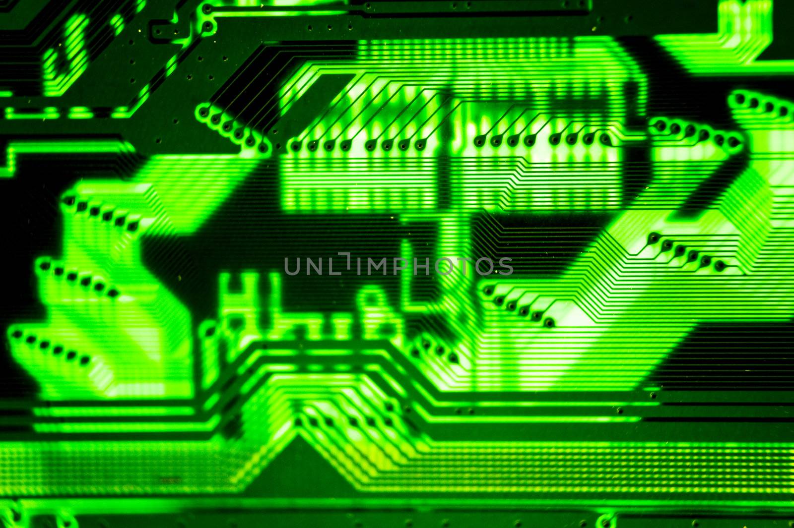 close up of electronics