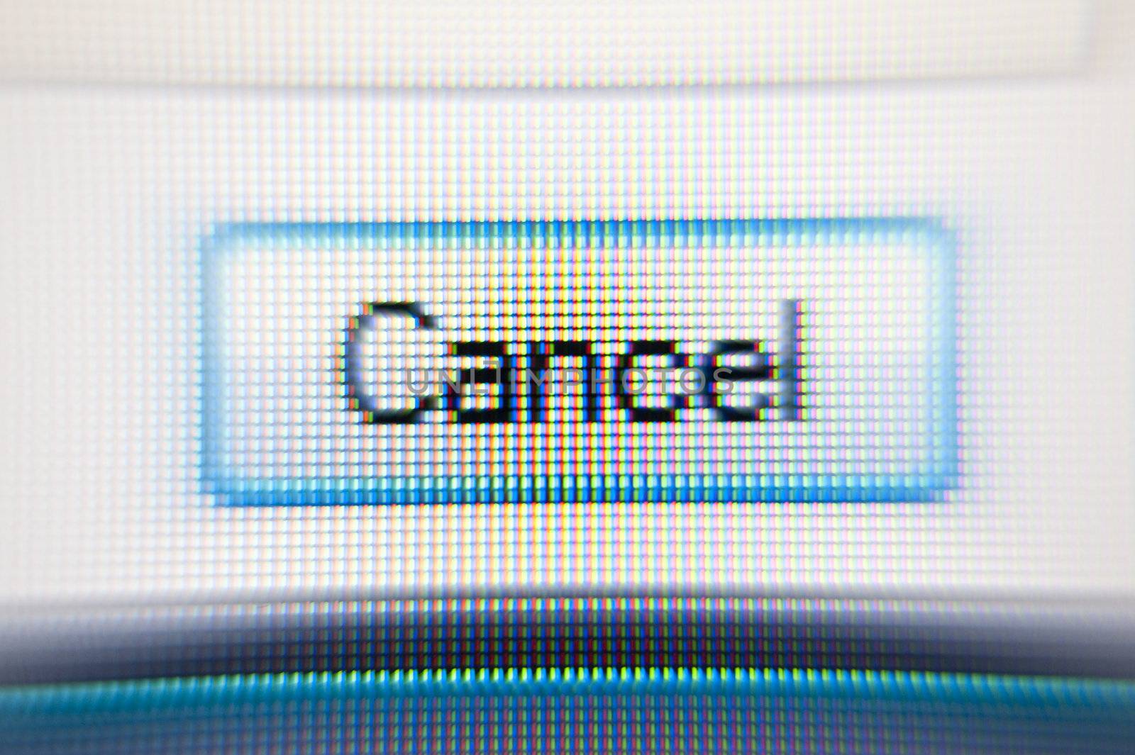 close up of a computer screen