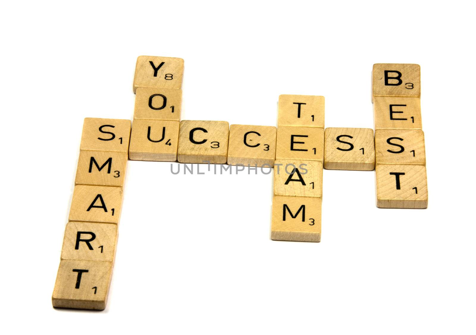 wooden game stones to success