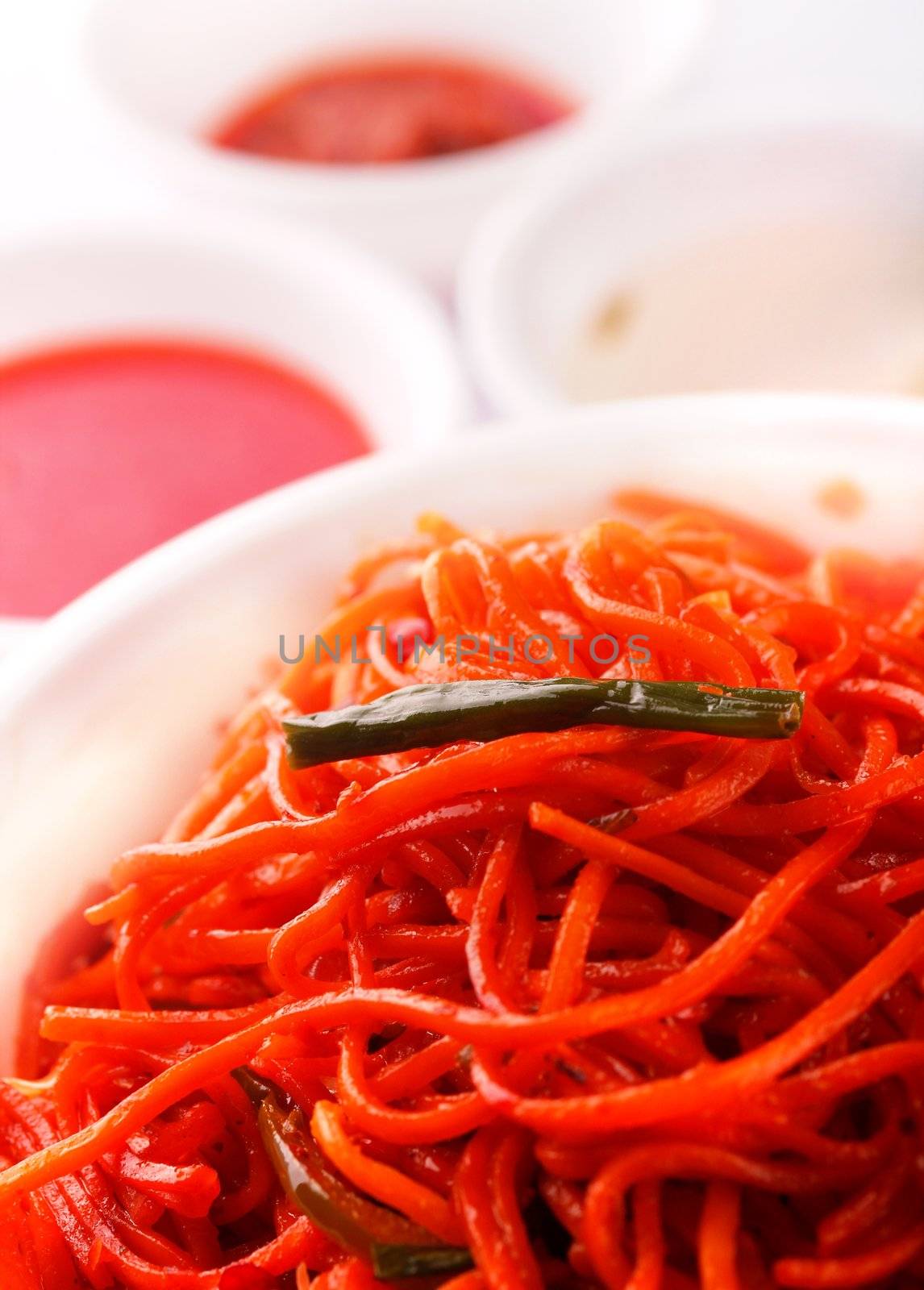 Stir-fried noodles, Chow mein, Chinese cuisine also called schezwan noodles in India