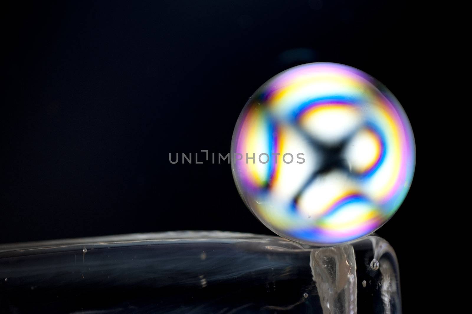 crystal ball in polarized light