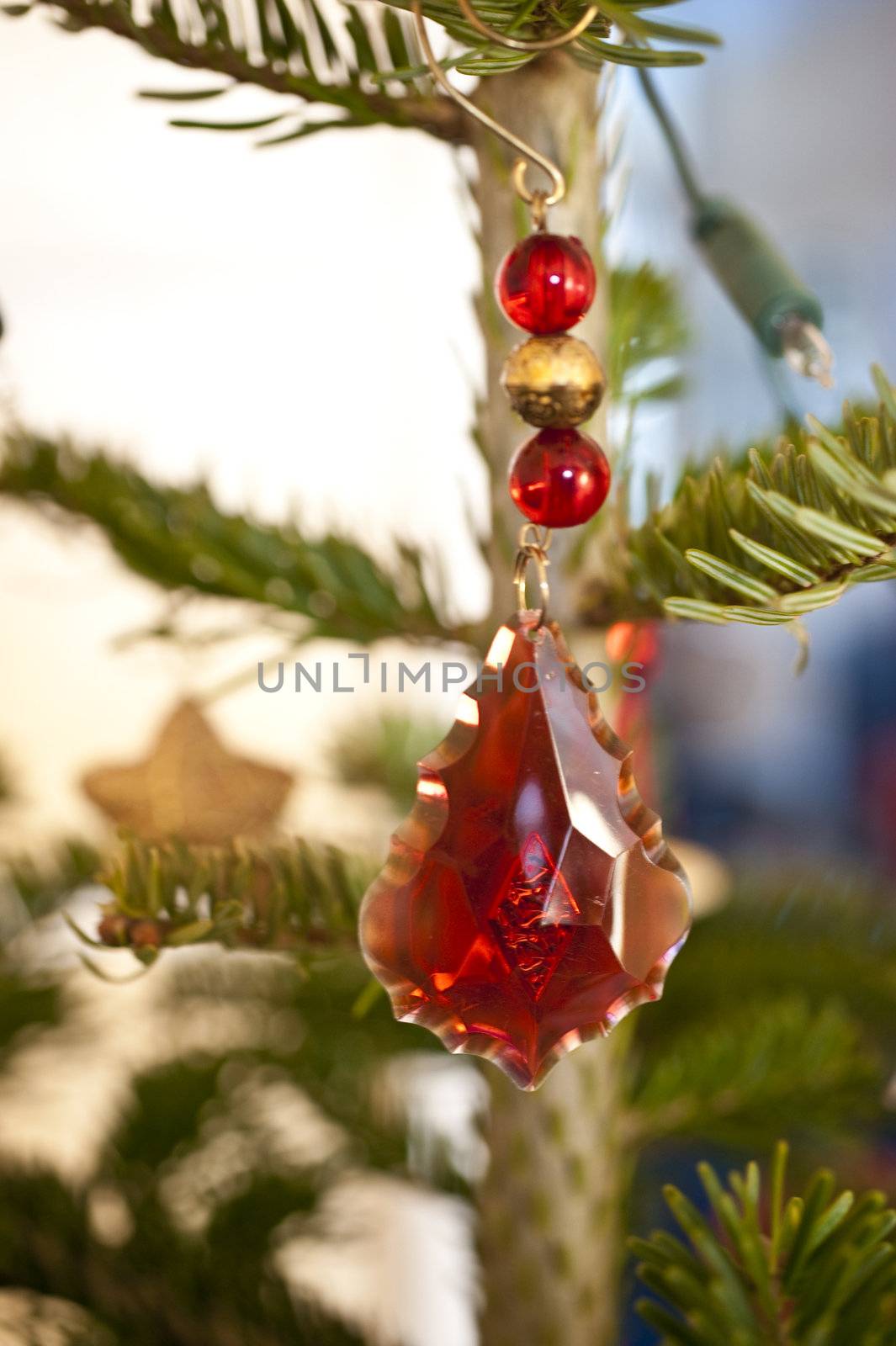 close up of christmas decoration