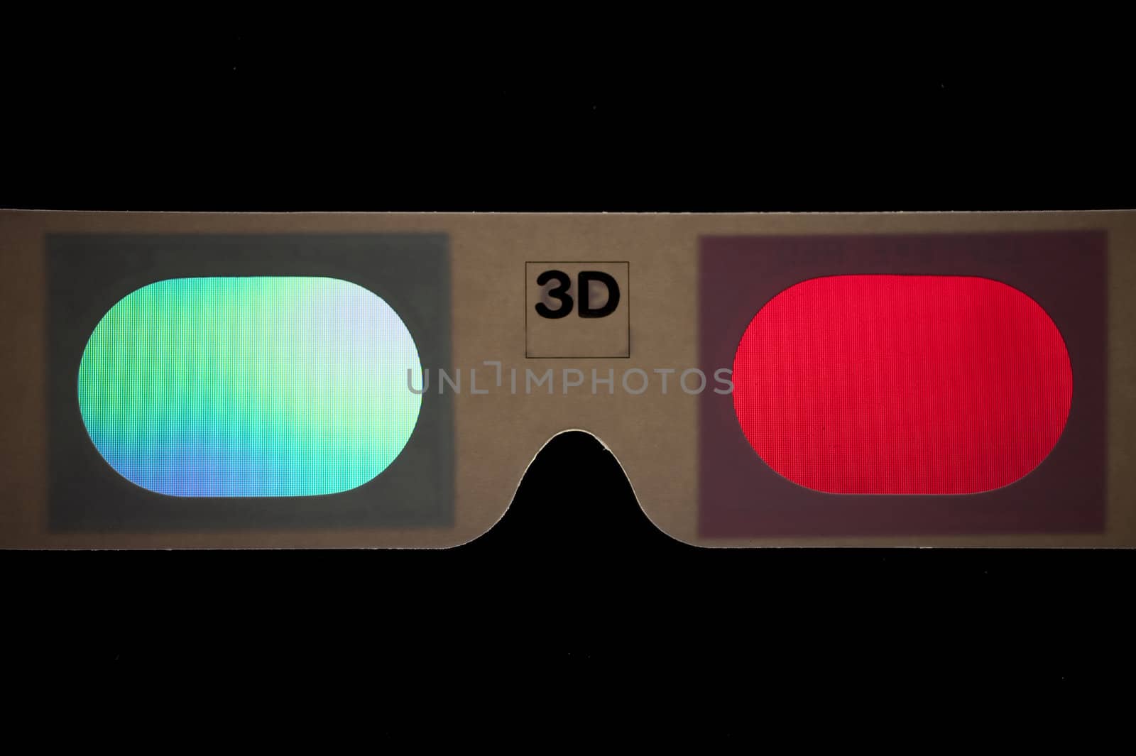 close up of stereoscopic glasses