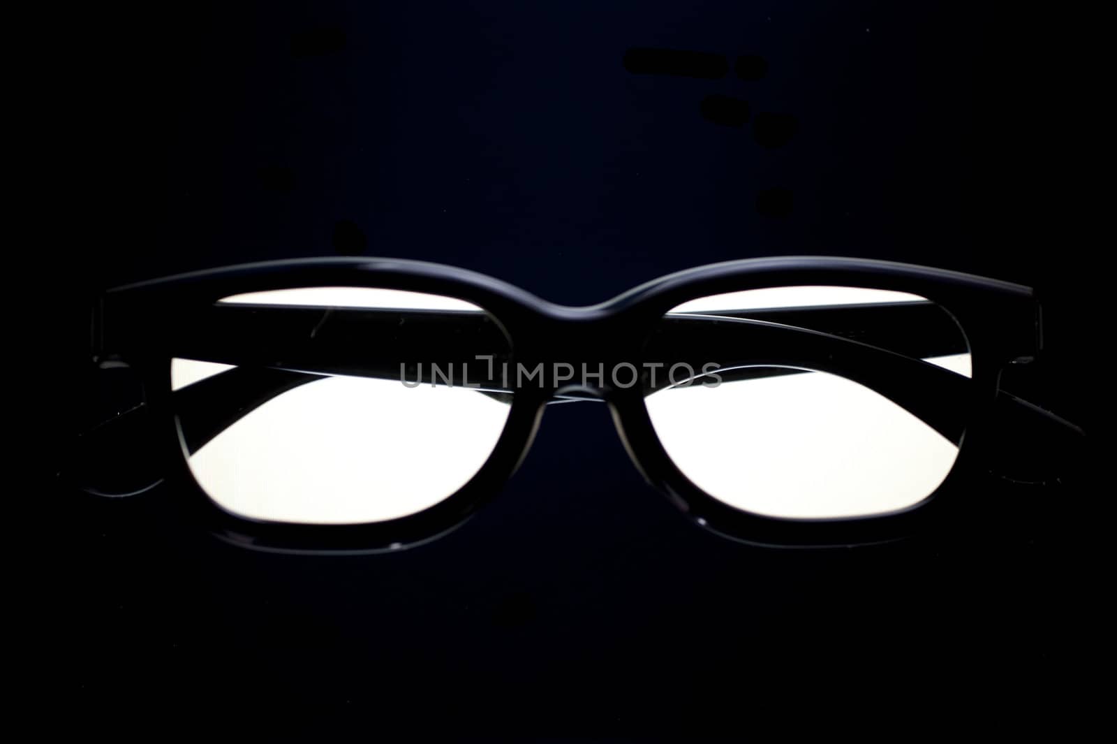 close up of stereoscopic glasses