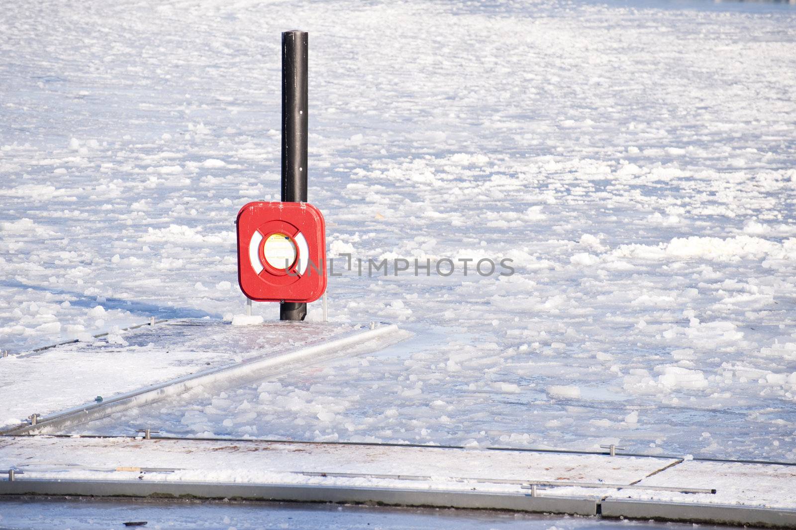 sheets of ice in the baltic sea