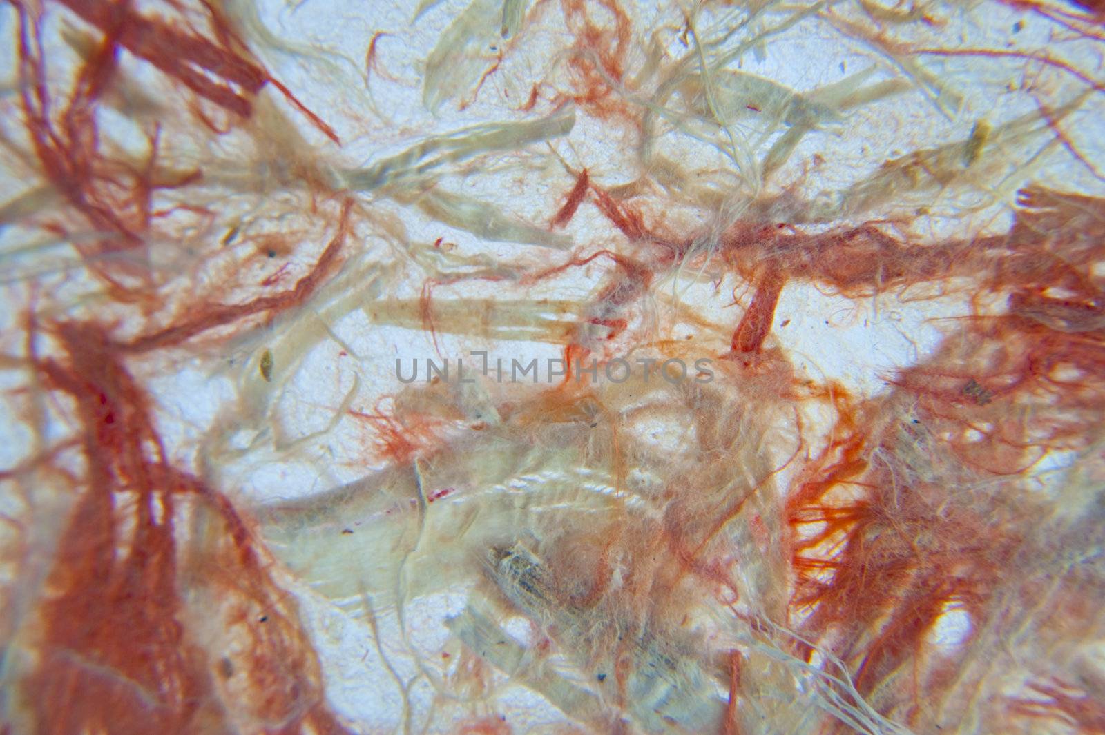 close up of handmade paper