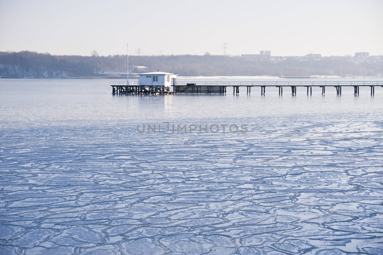 sheets of ice in the baltic sea