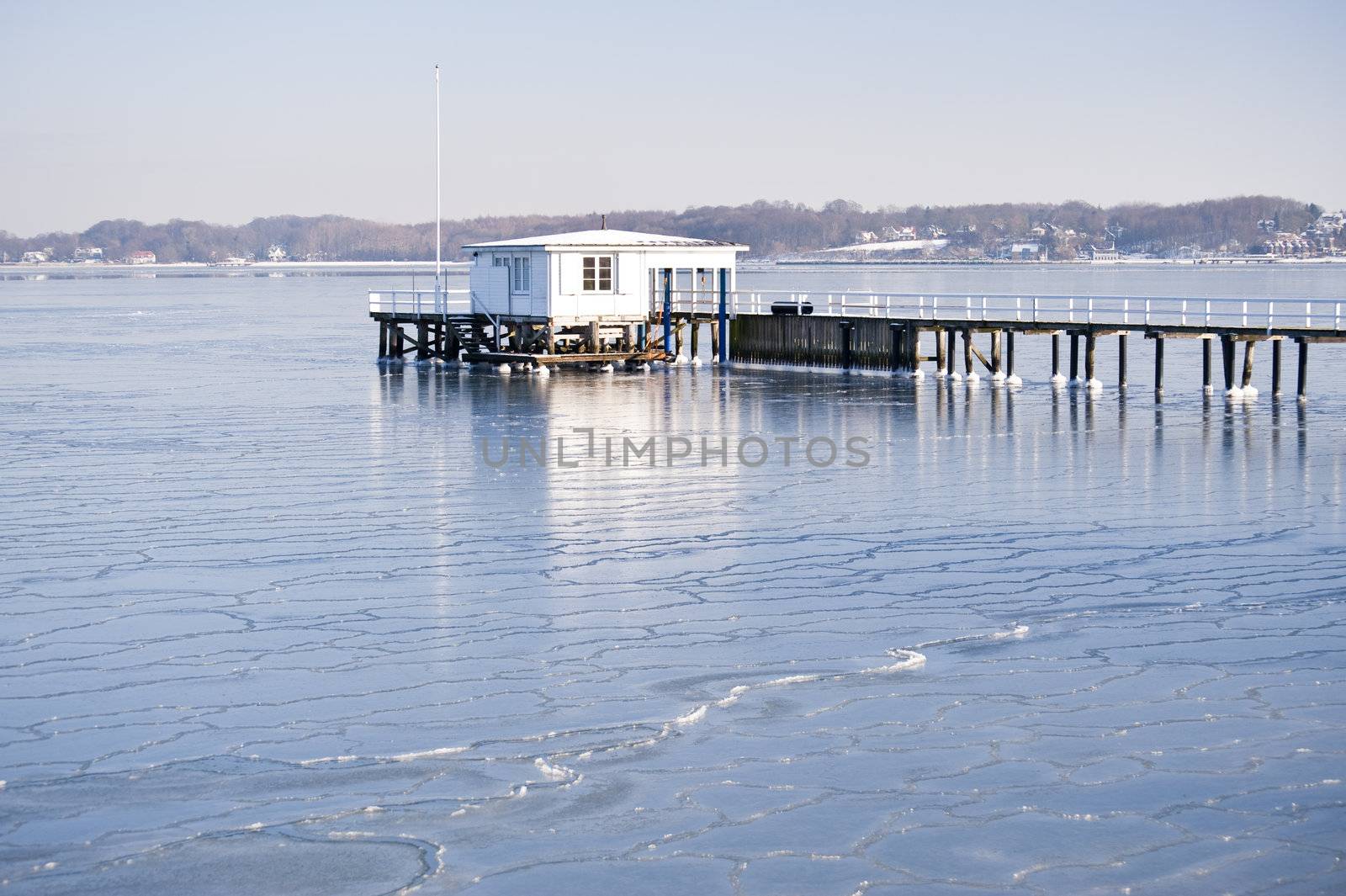 sheets of ice in the baltic sea