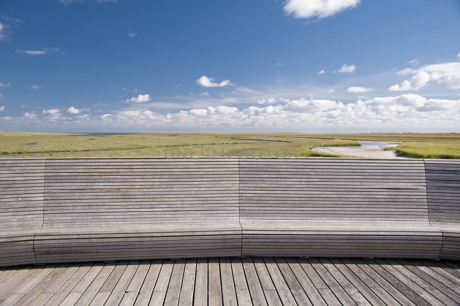 beach scene in st. peter-ording / germany