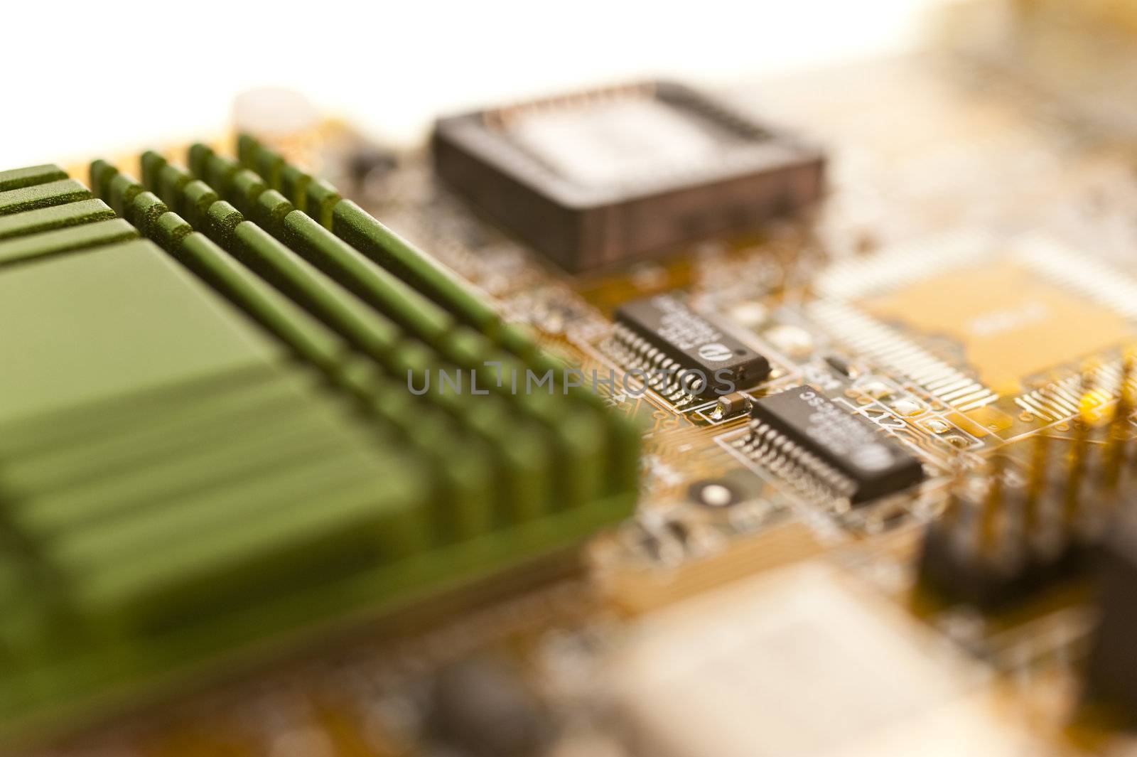 Close up of electronics