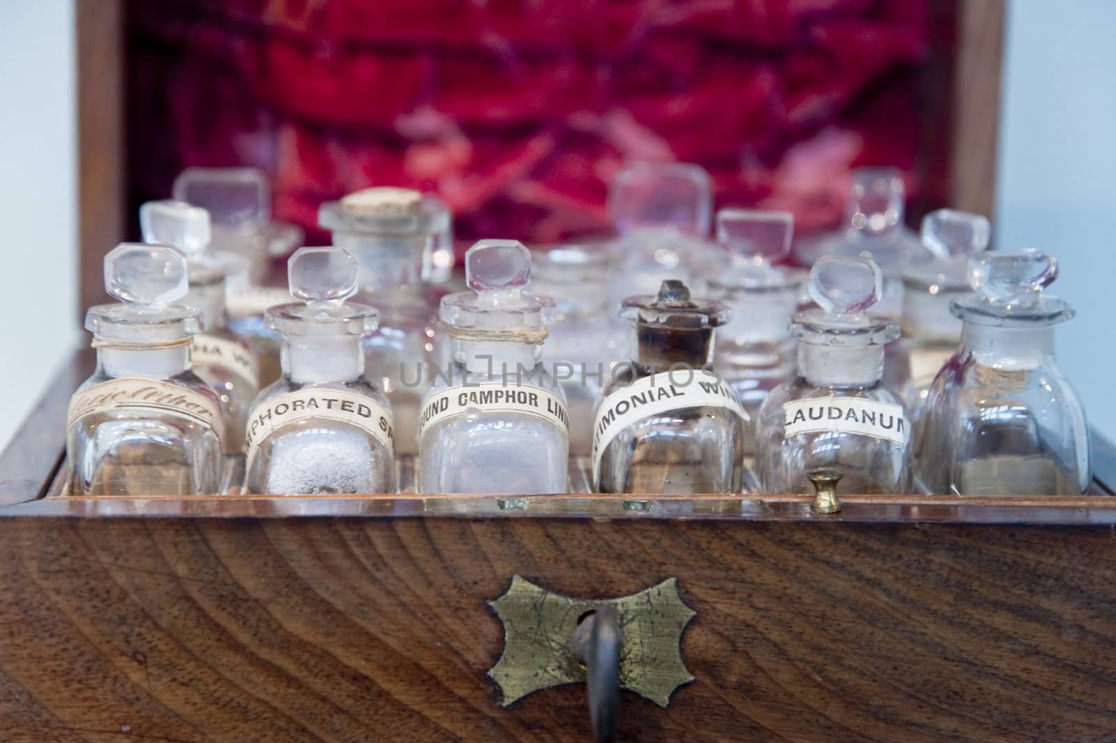 pharmacy on board of an old ship