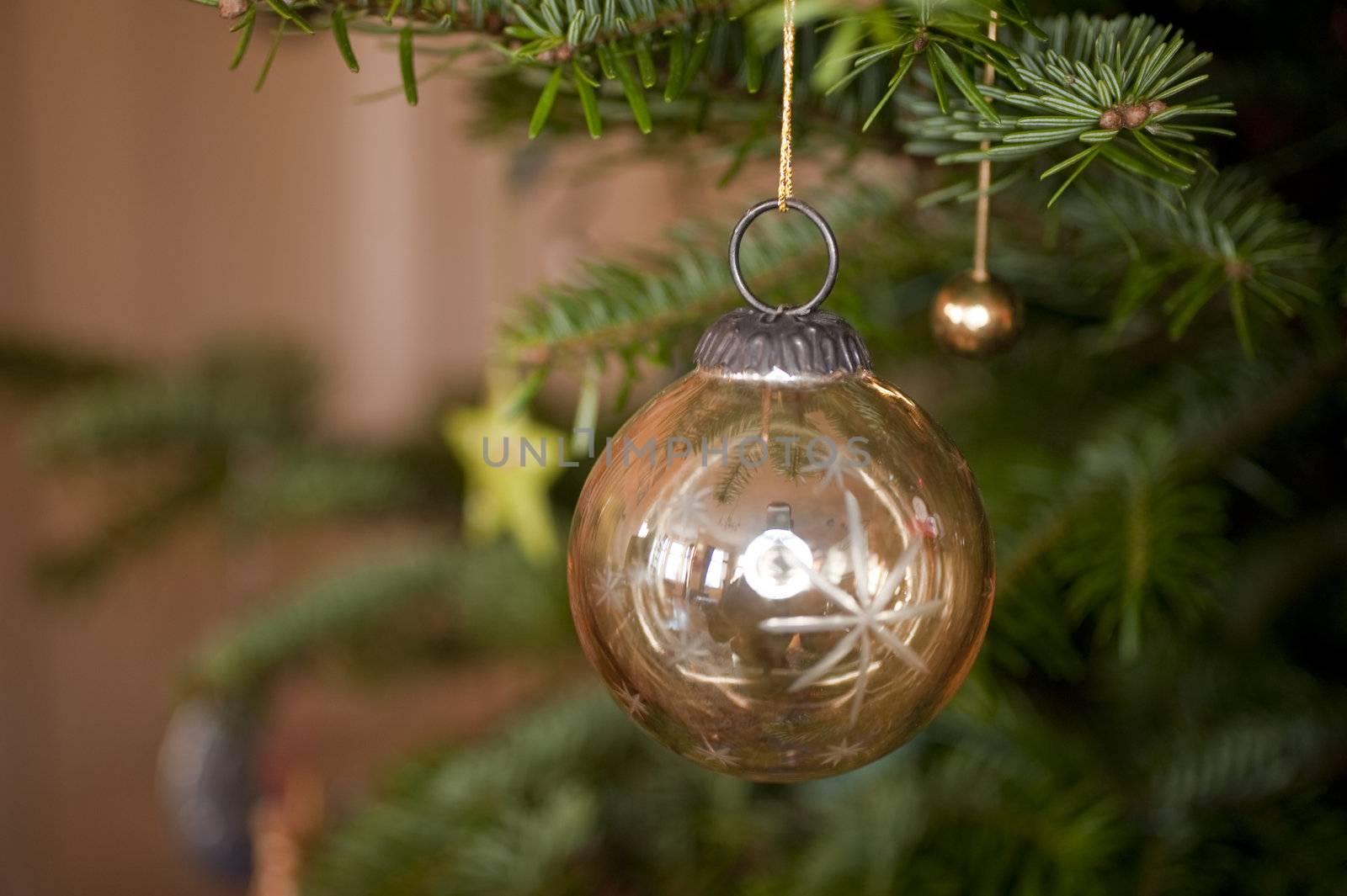 close up of christmas decoration