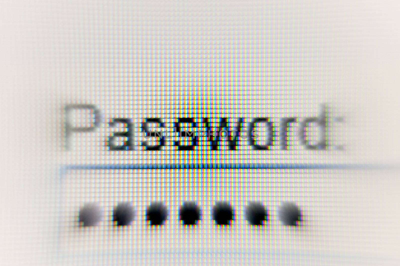 close up of a computer screen