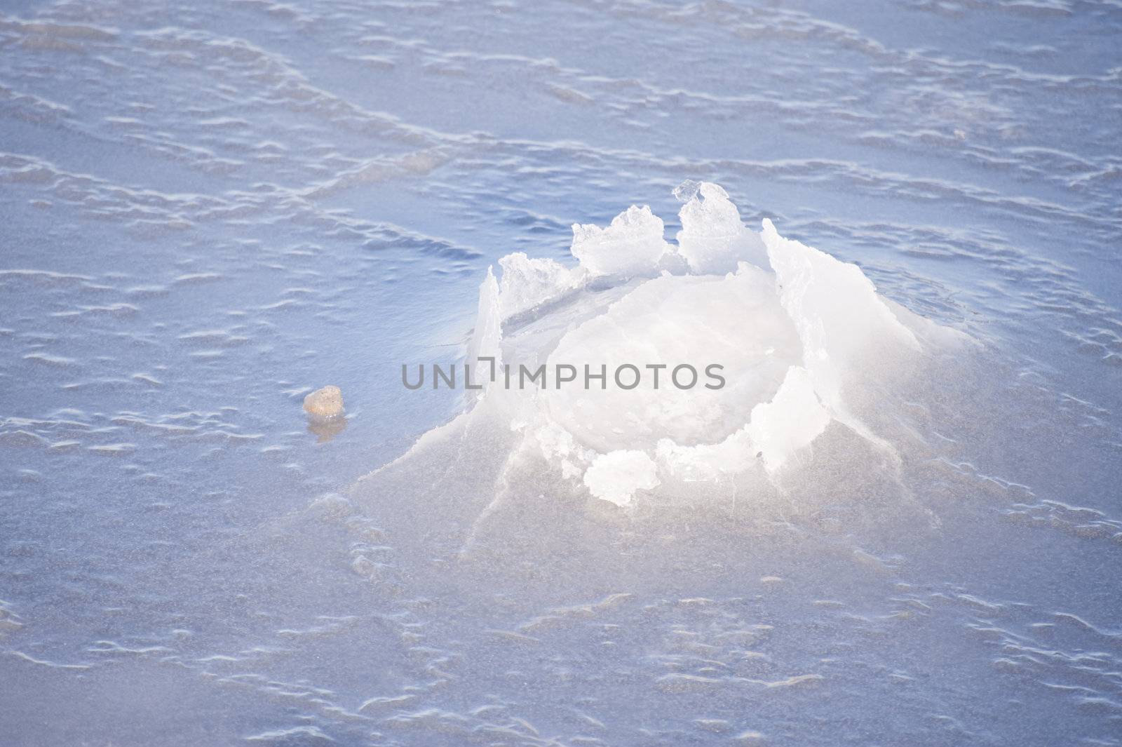 sheets of ice in the baltic sea