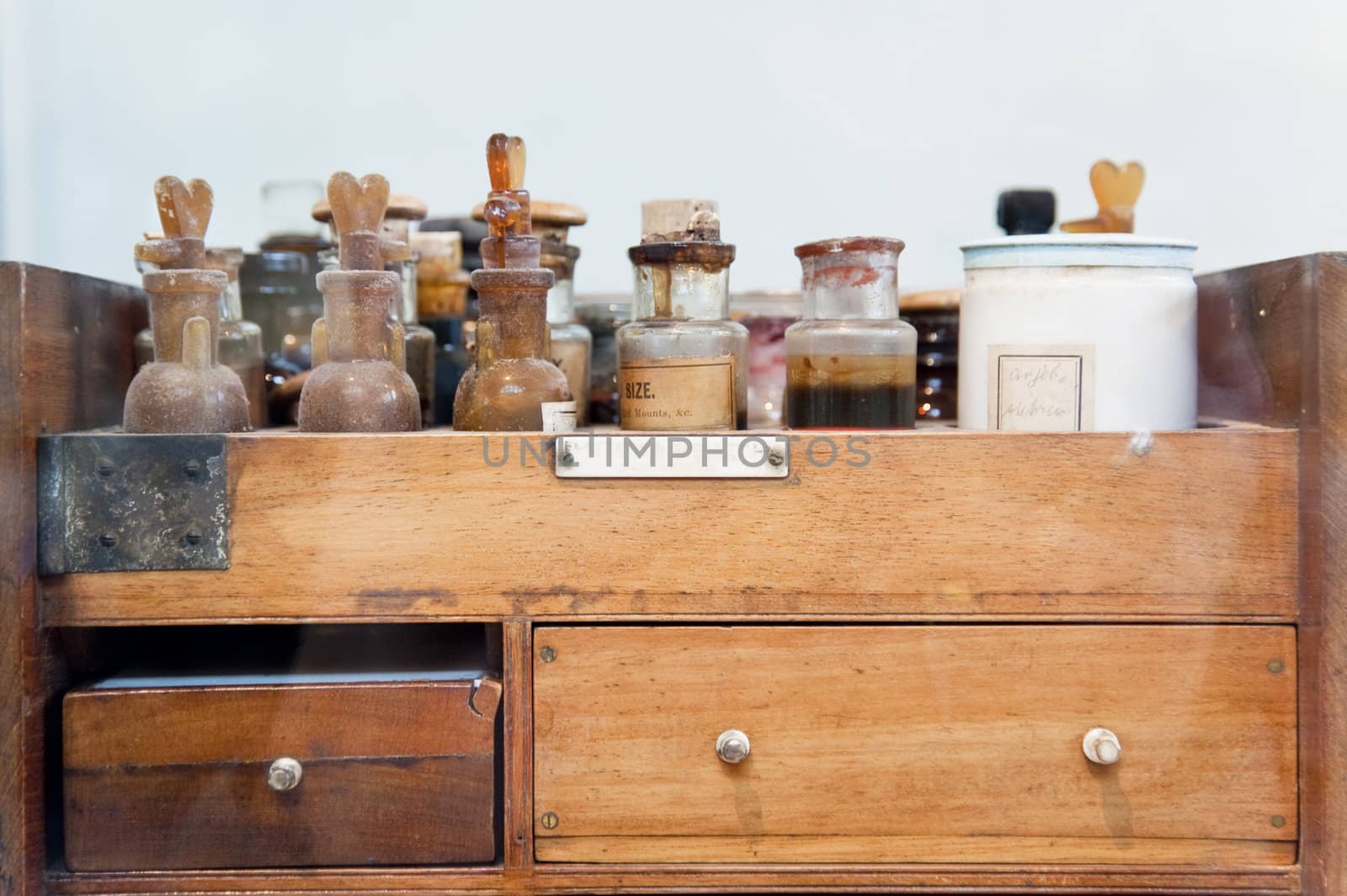 pharmacy on board of an old ship