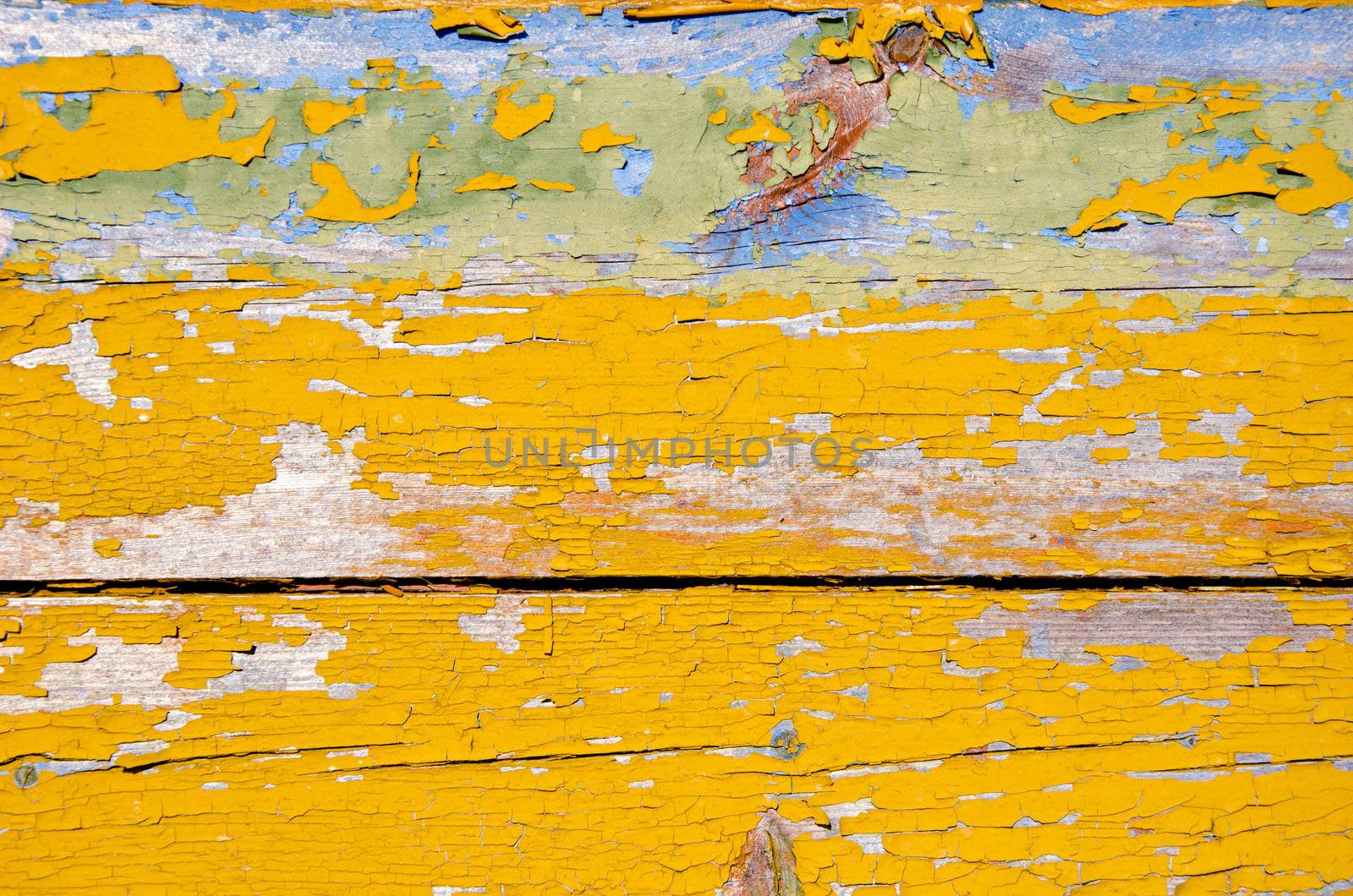 background of peel retro vintage grunge wooden wall planks of building painted in yellow.