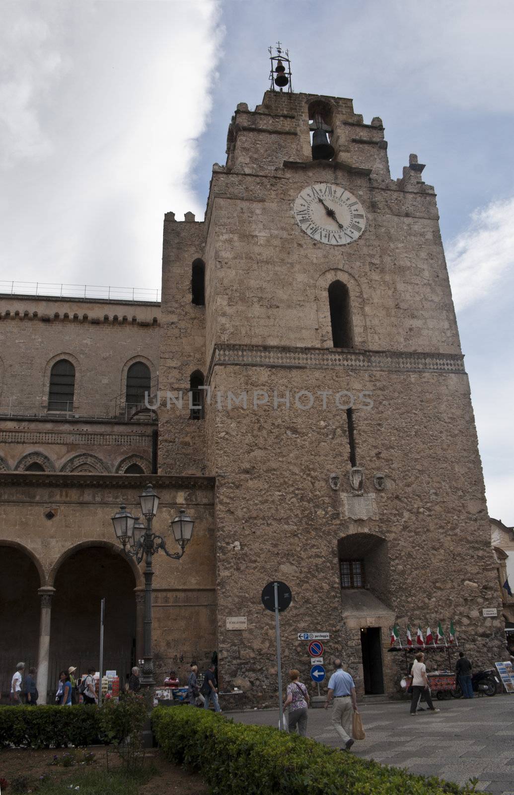 tower of cathedral of monreale by gandolfocannatella