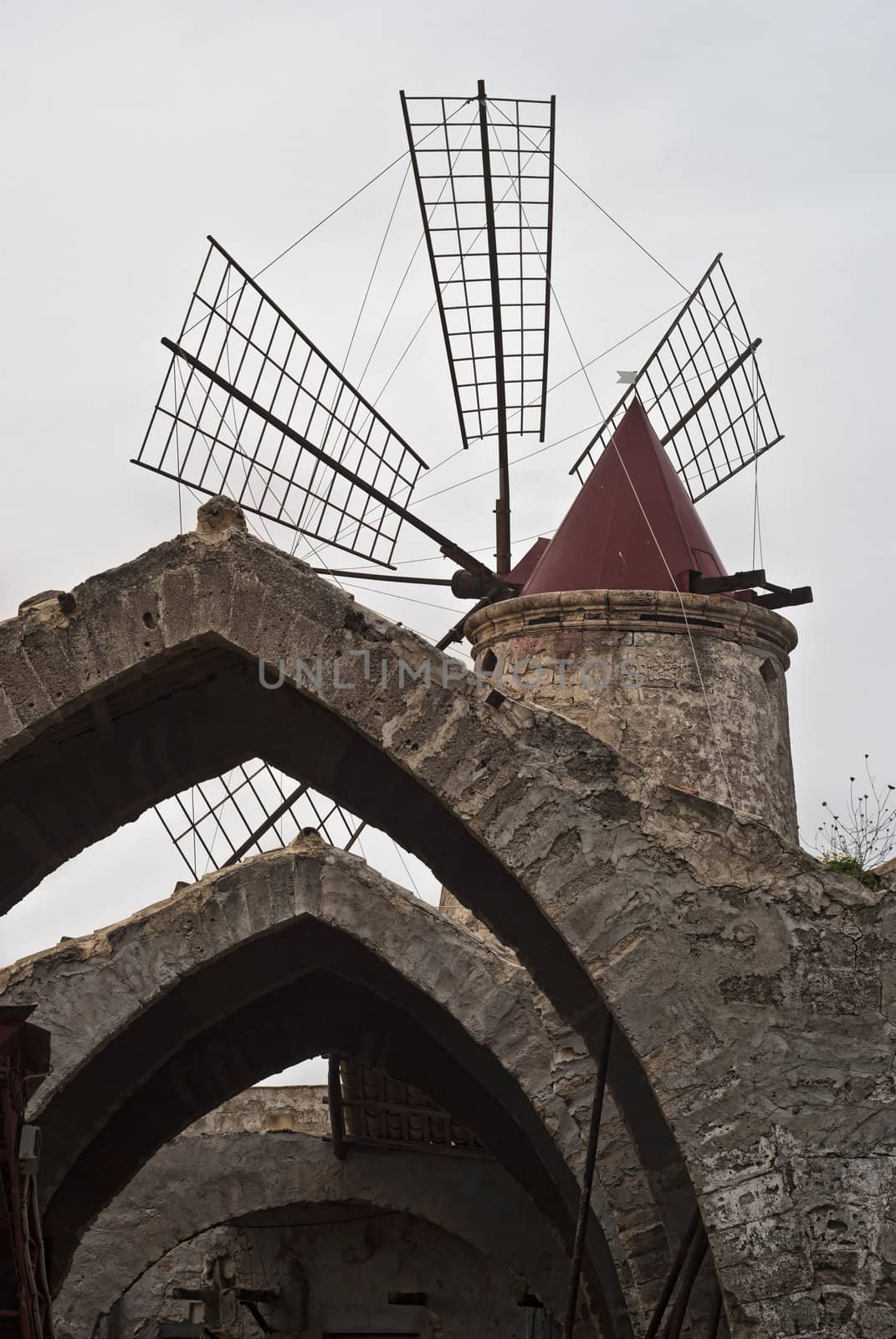 vintage windmill by gandolfocannatella