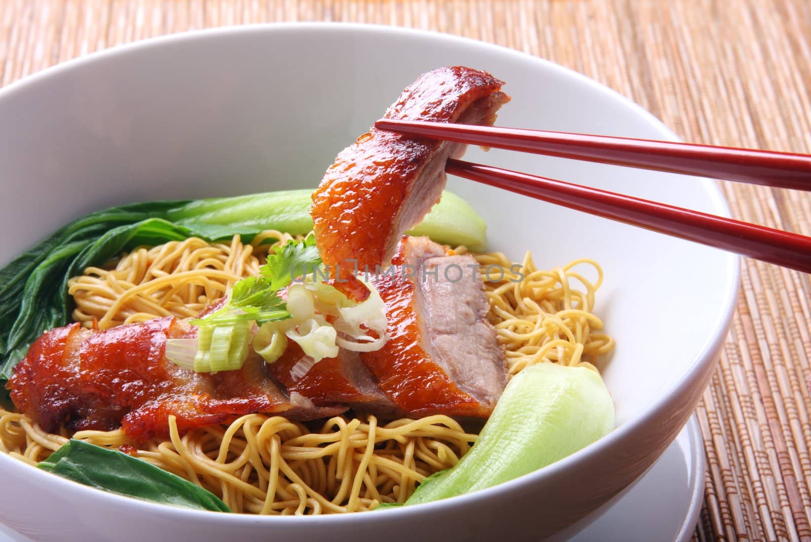 Asian Food Noodle Soup by photosoup