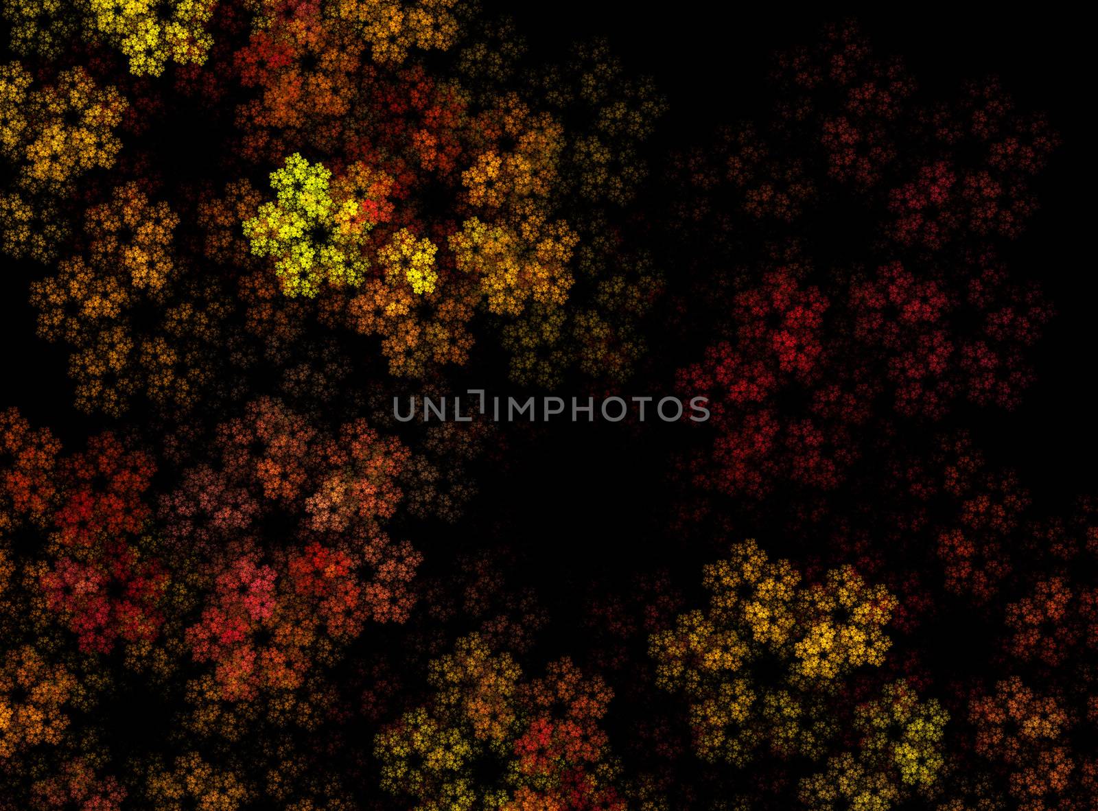 abstract floral background by gandolfocannatella