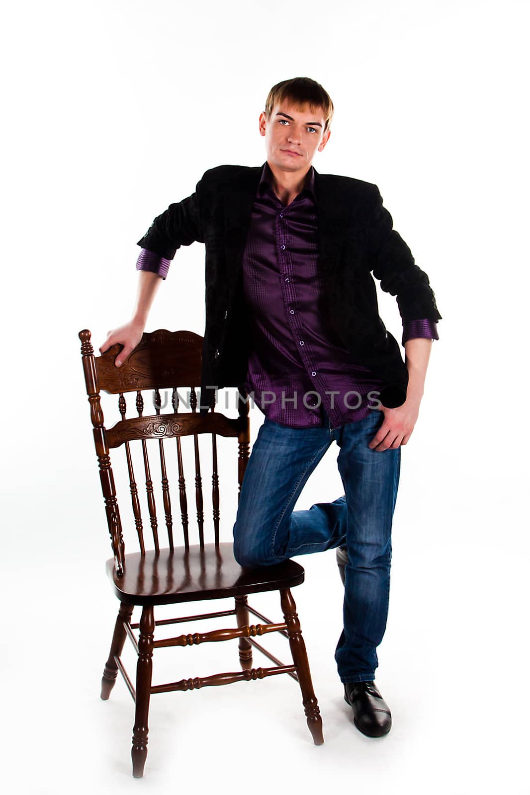 Portrait of a calm middle age man