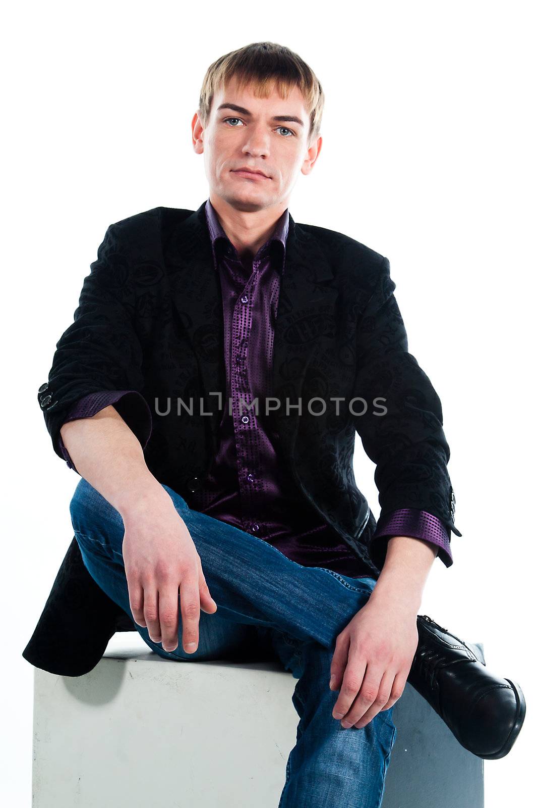 Portrait of a calm middle age man