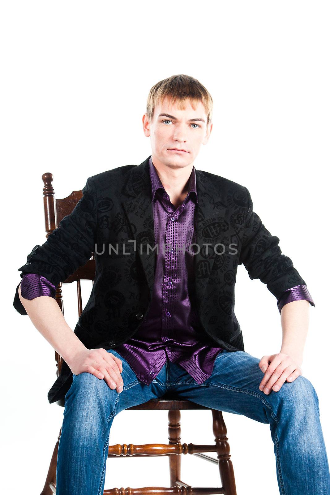 Portrait of a calm middle age man