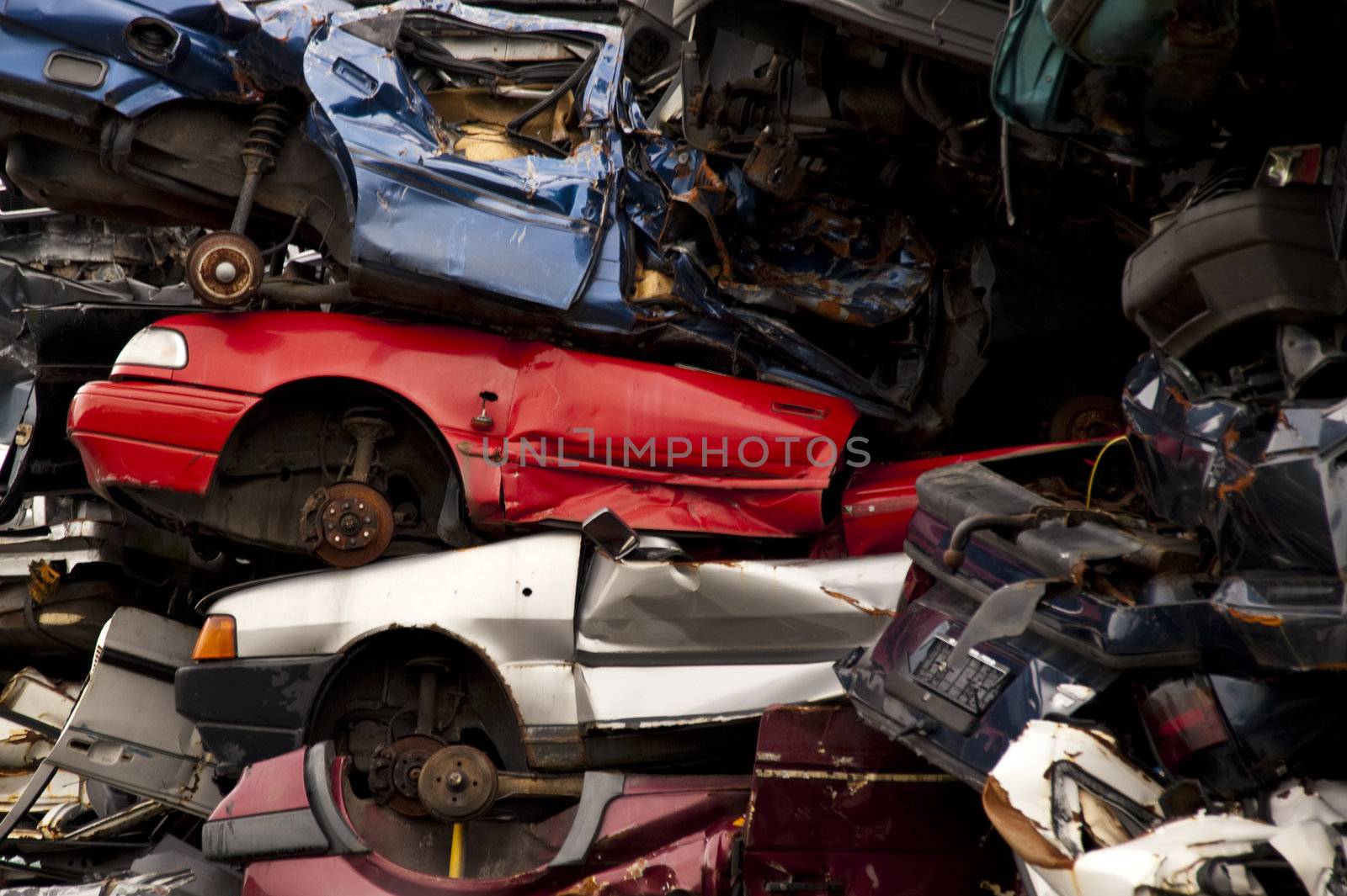 scene on a scrap heap