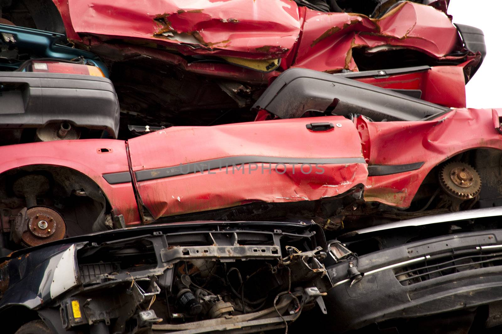 scene on a scrap heap