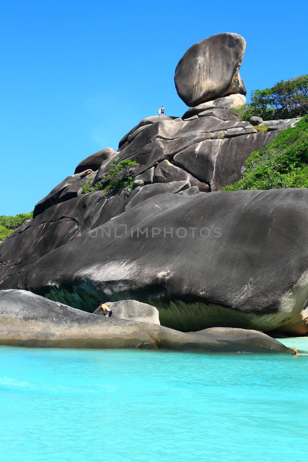 The Sailing Rock, Similan National Park near Phuket Thailand