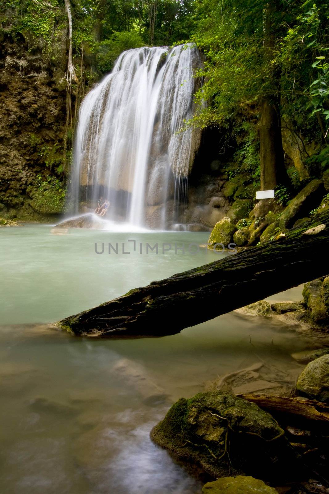 Lover at Erawan Waterfall, Thailand