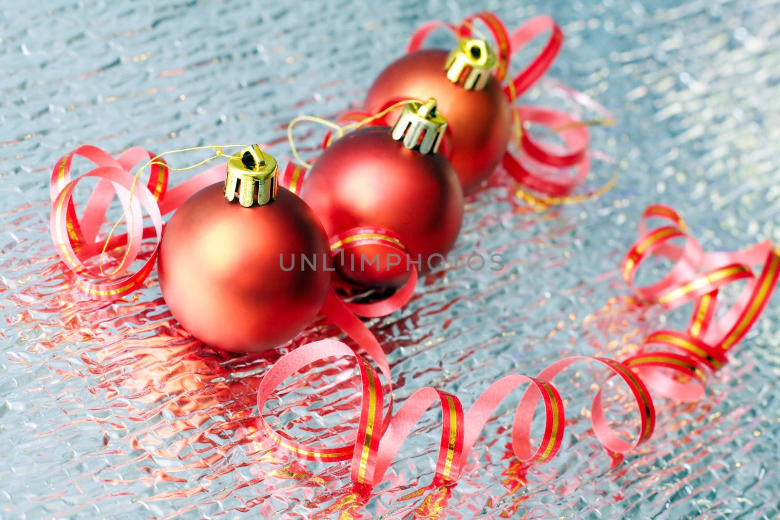 brilliant background with Christmas toys