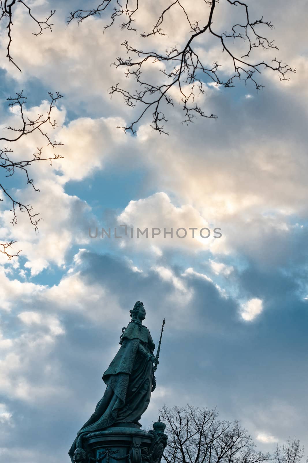 Catherine the second monument top part by dmitryelagin