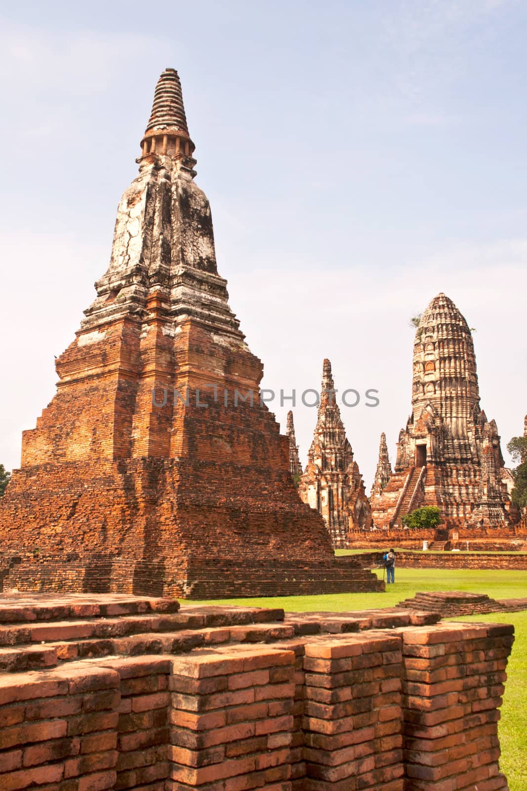 Wonderful Pagoda Wat Chaiwattanaram Temple, Ayutthaya, Thailand