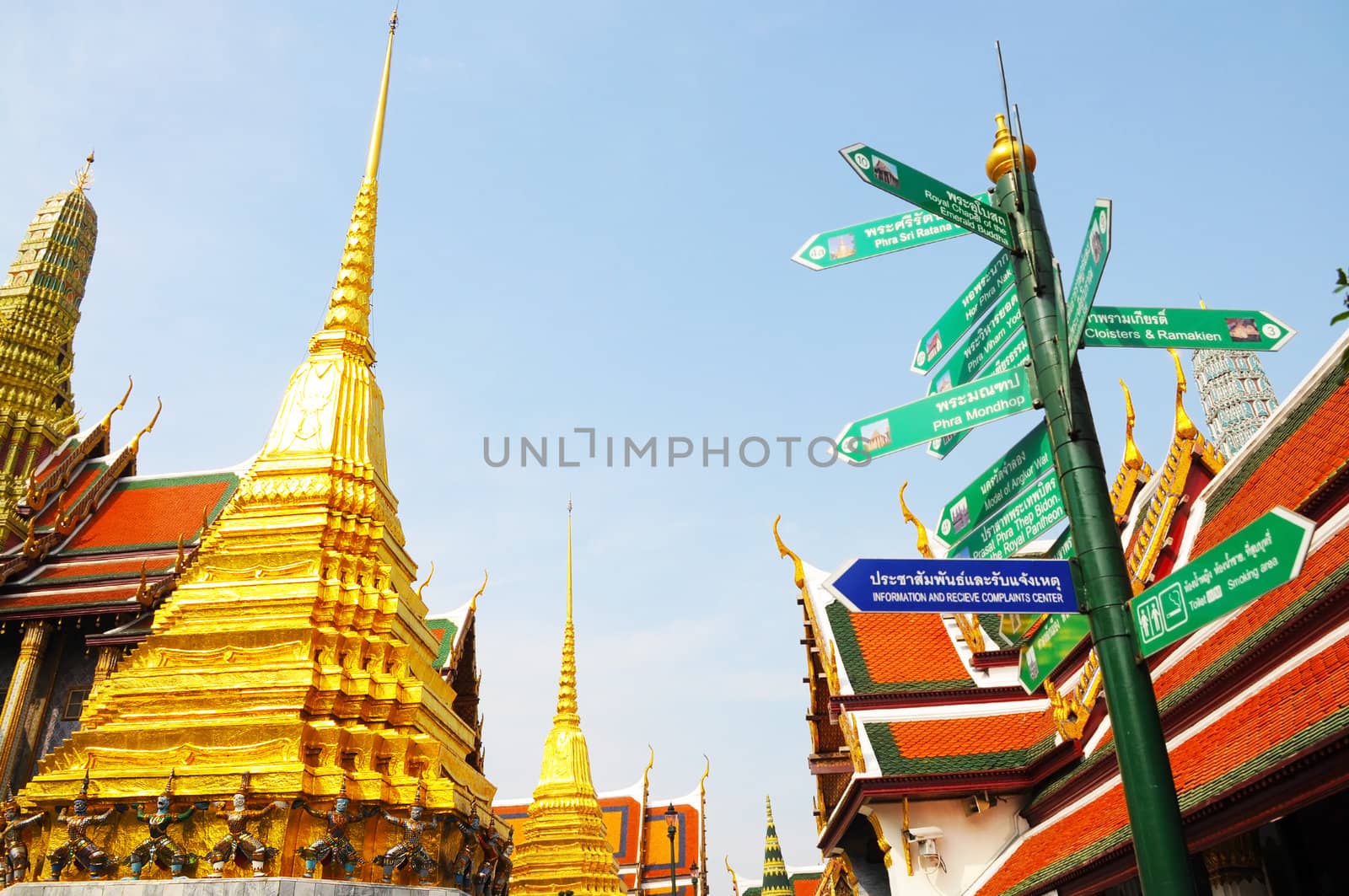 The Grand Palace Wat Phra Kaew in Bangkok, Thailand