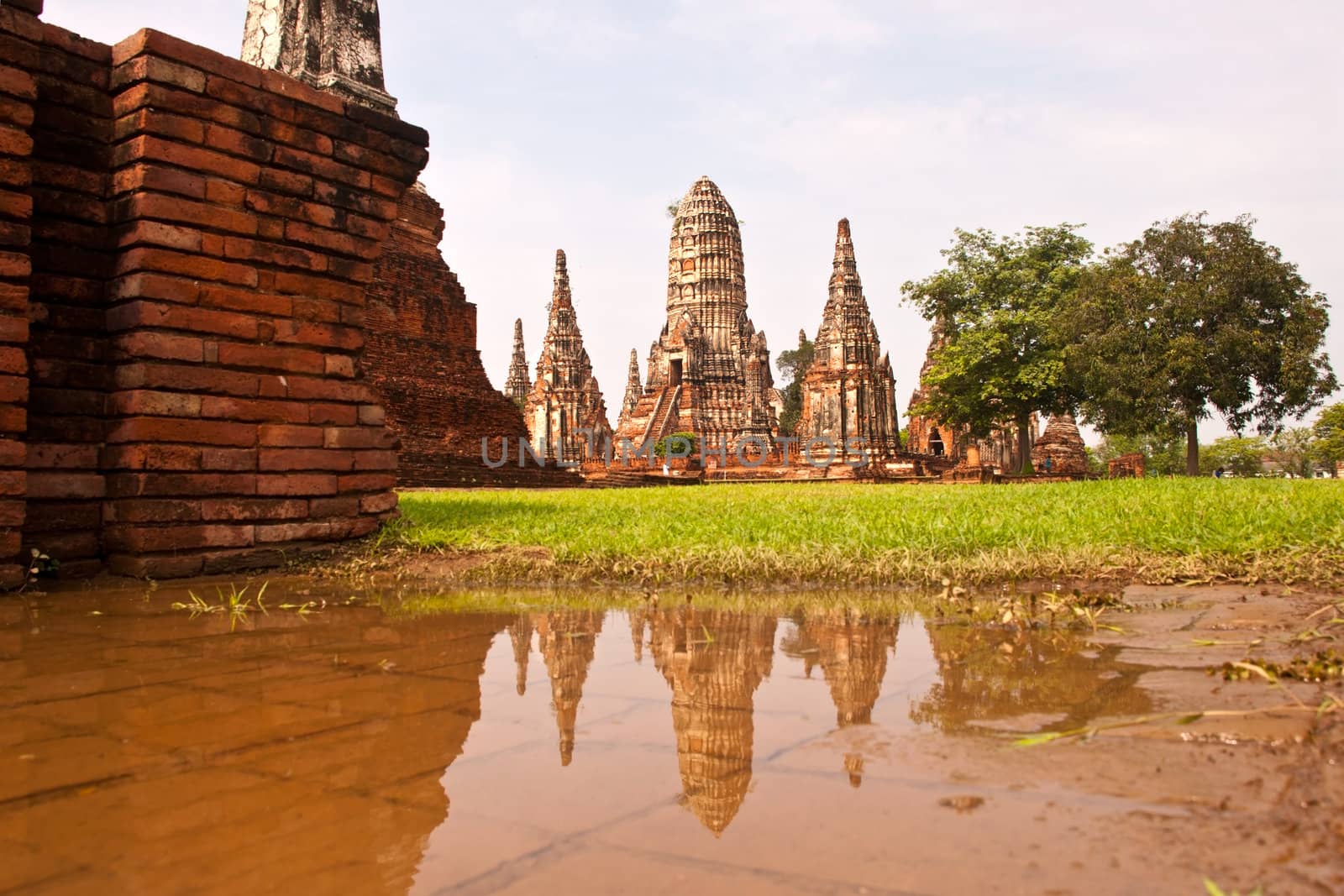 Wonderful Pagoda Ayutthaya, Thailand by Yuri2012