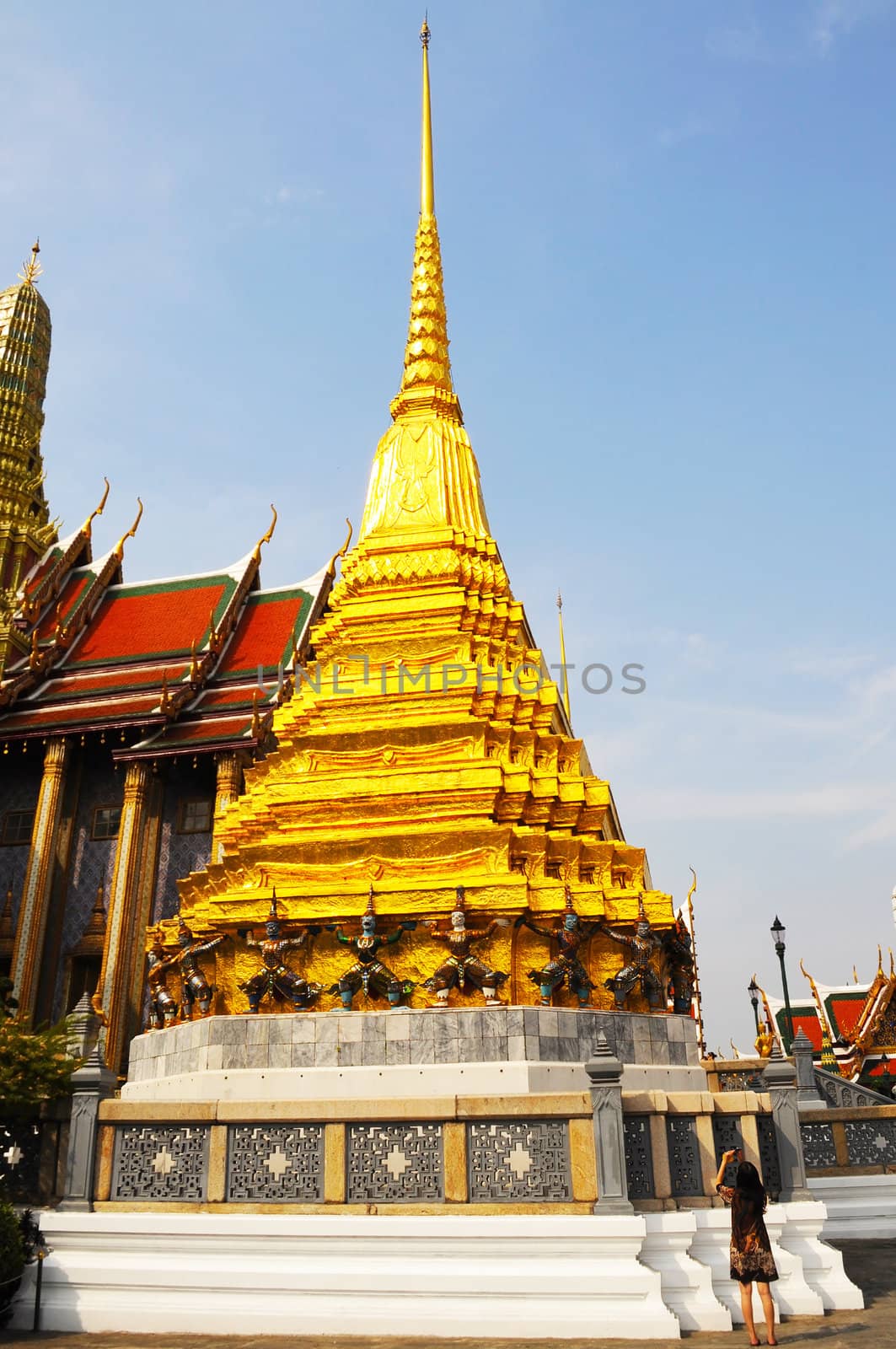 The Grand Palace Wat Phra Kaew in Bangkok, Thailand by Yuri2012