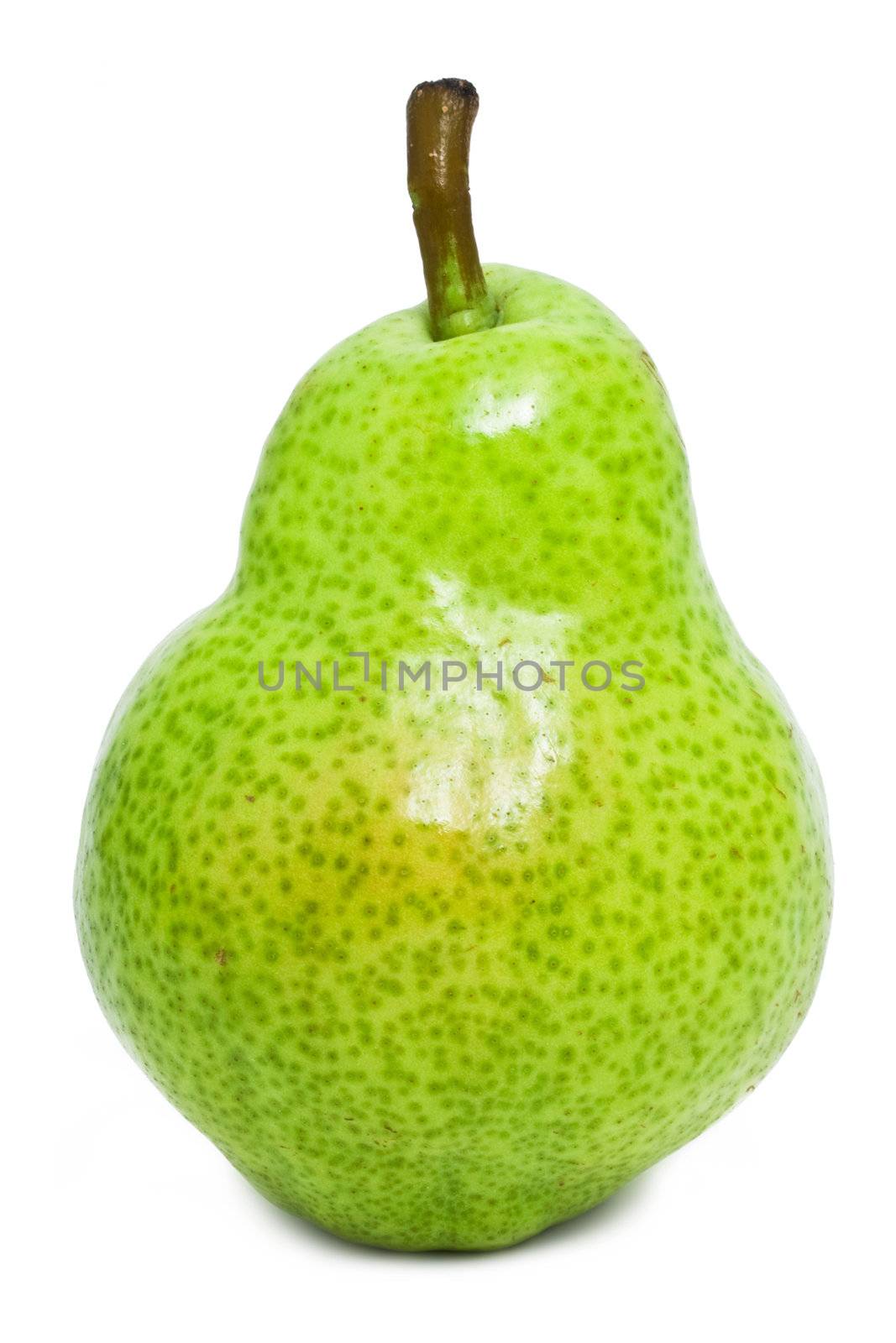 Fresh pear isolated on white background