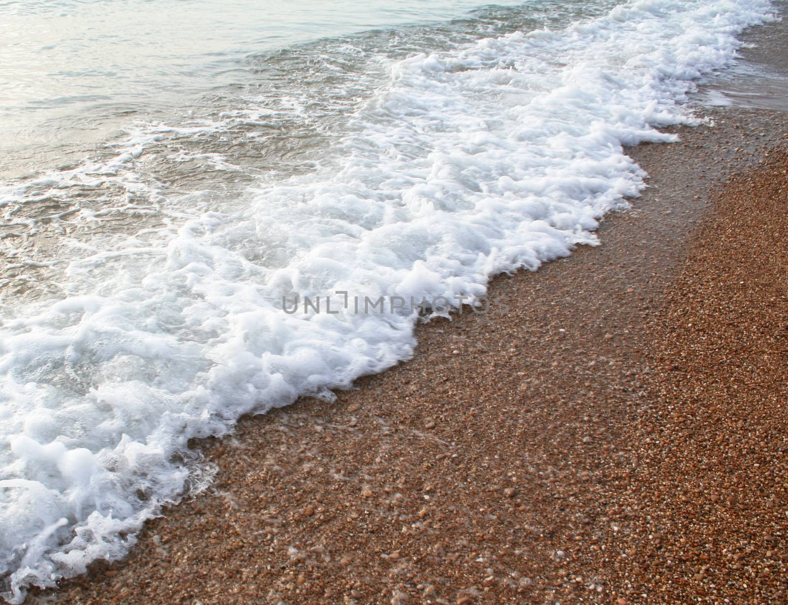 Ukraine. Crimea. Waves on Black sea can use as background