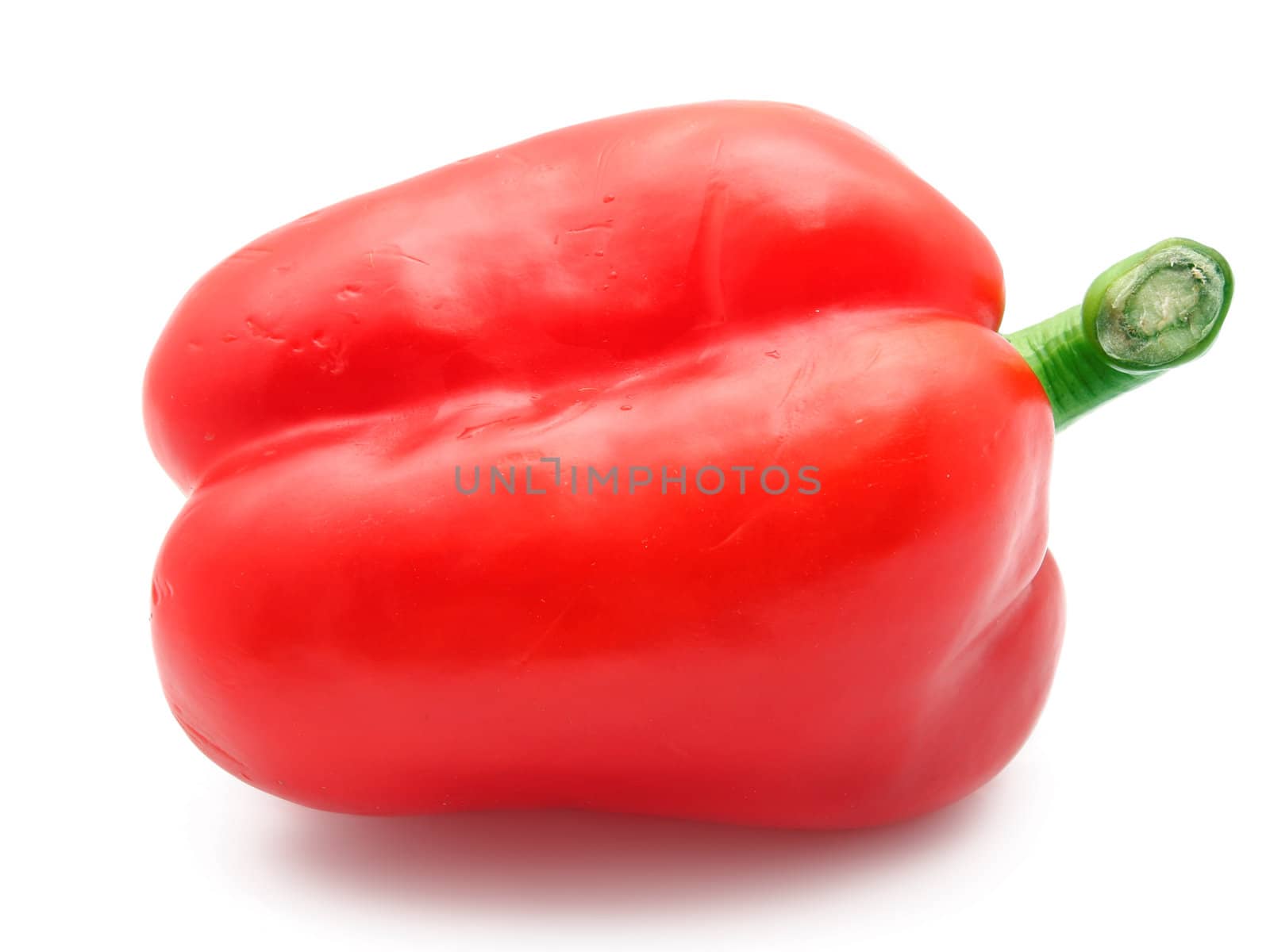 Bell pepper isolated on white background