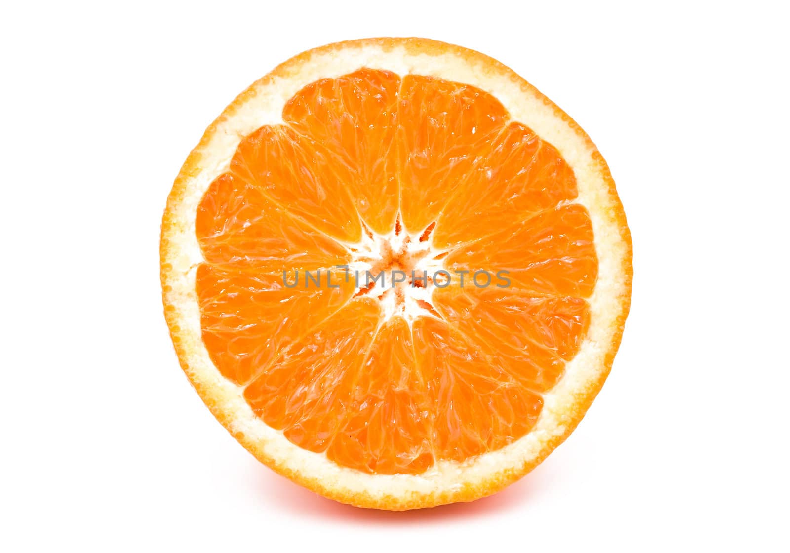 Orange isolated on white background