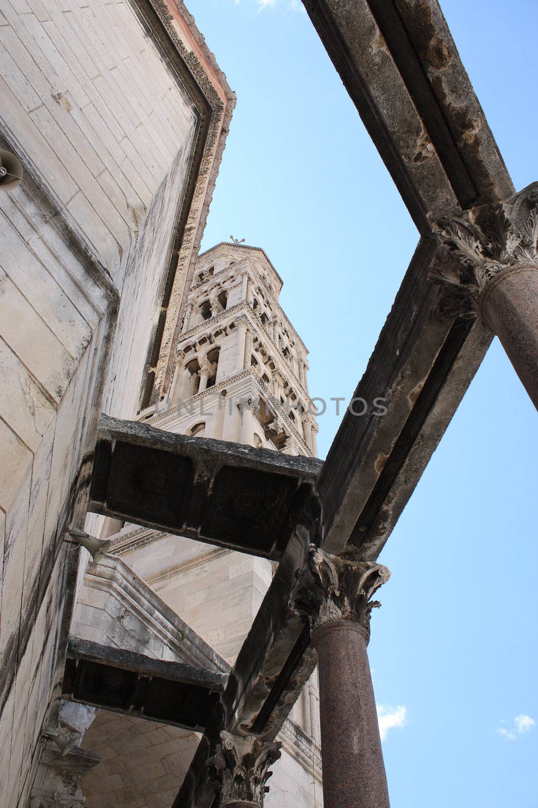 Diocletian's palace in Split, Croatia