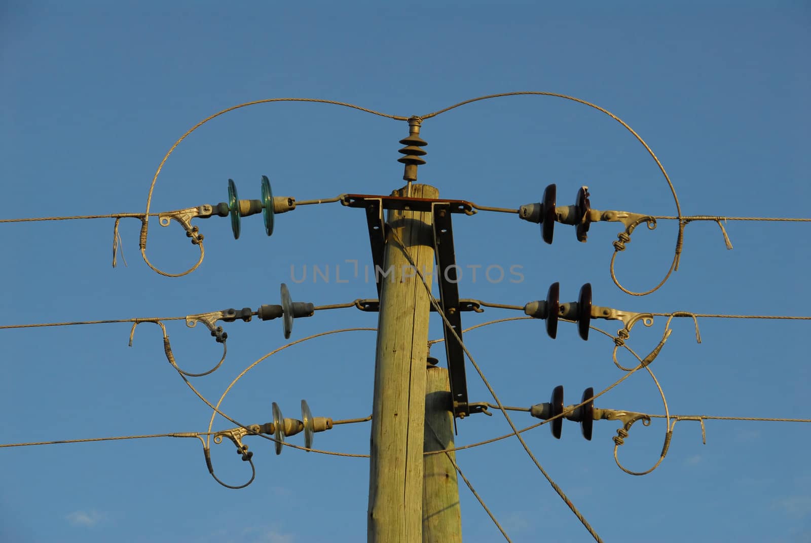 eletrical poles by africa